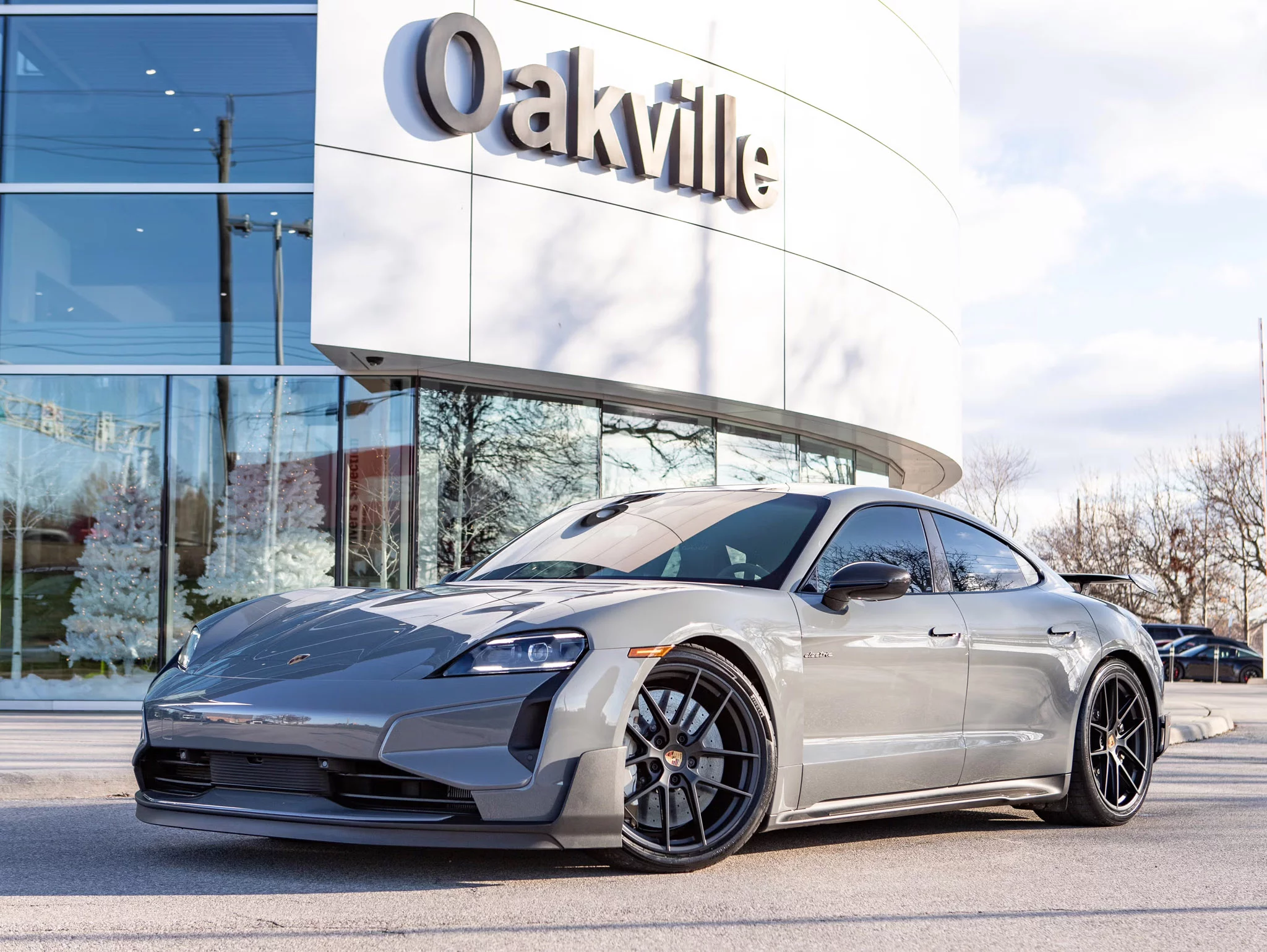 China Grey Porsche Taycan
