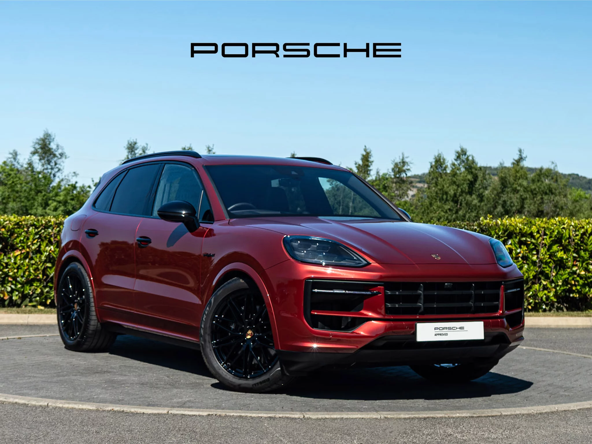 Ruby Red Metallic Porsche Cayenne