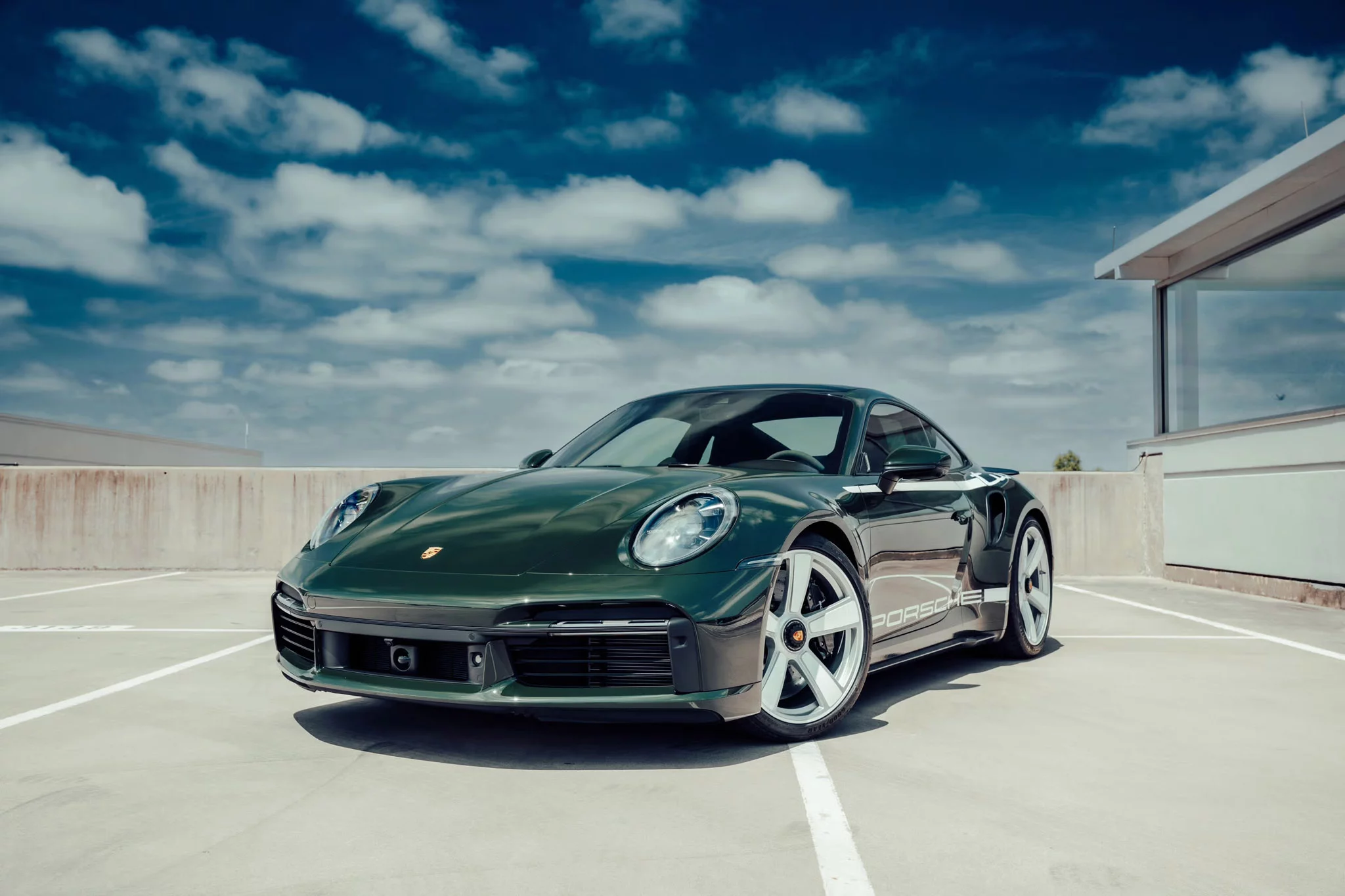 Brewster Green Porsche 911 Turbo