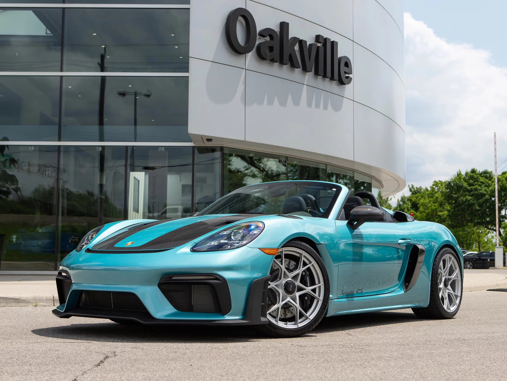 Ipanema Blue Metallic Porsche 718 Spyder RS