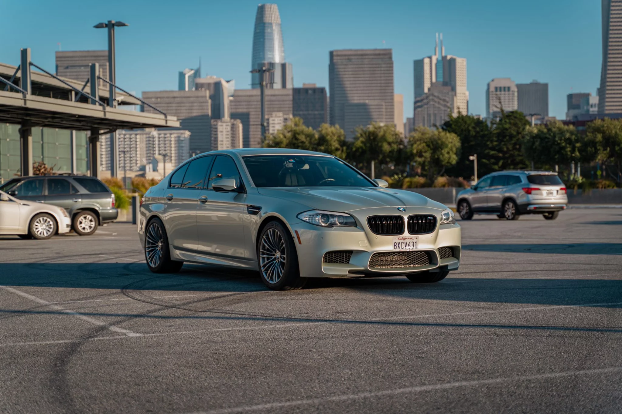 Amazonite Silver BMW M5