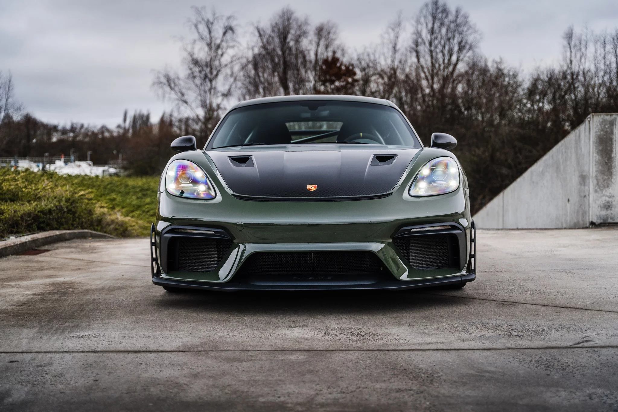 Black Olive Porsche 718 Cayman GT4 RS