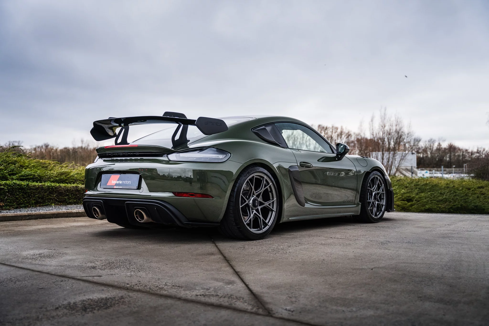 Black Olive Porsche 718 Cayman GT4 RS