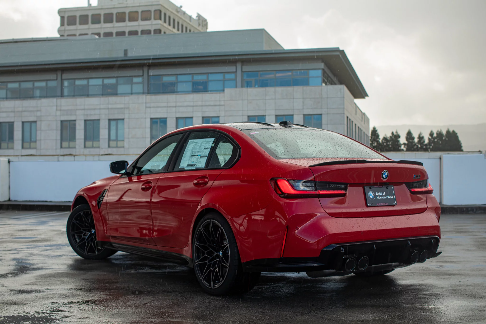 Cinnabar BMW M3