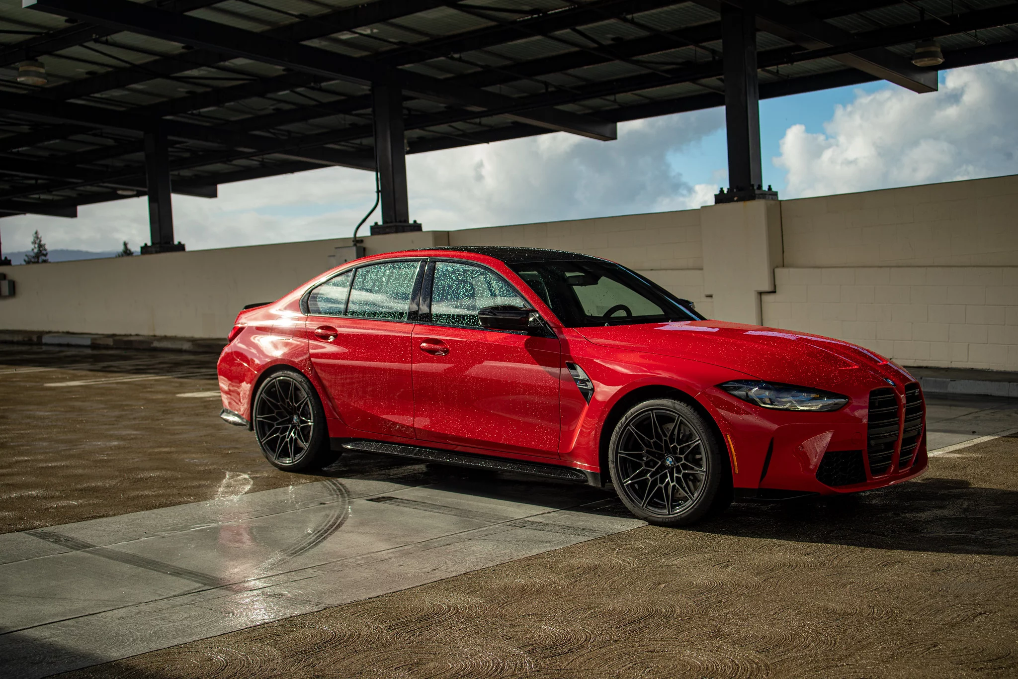 Cinnabar BMW M3