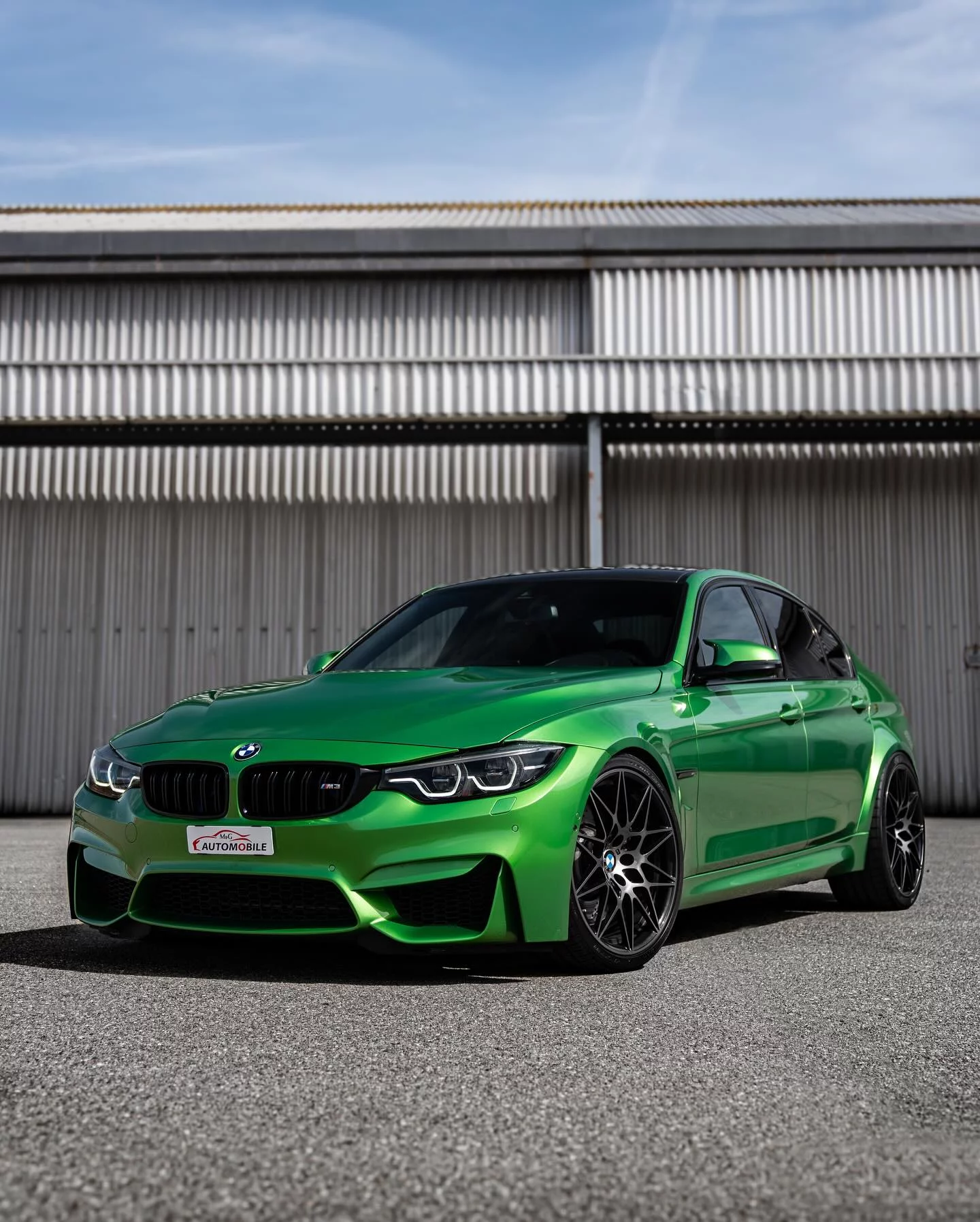 Rally Green BMW M3