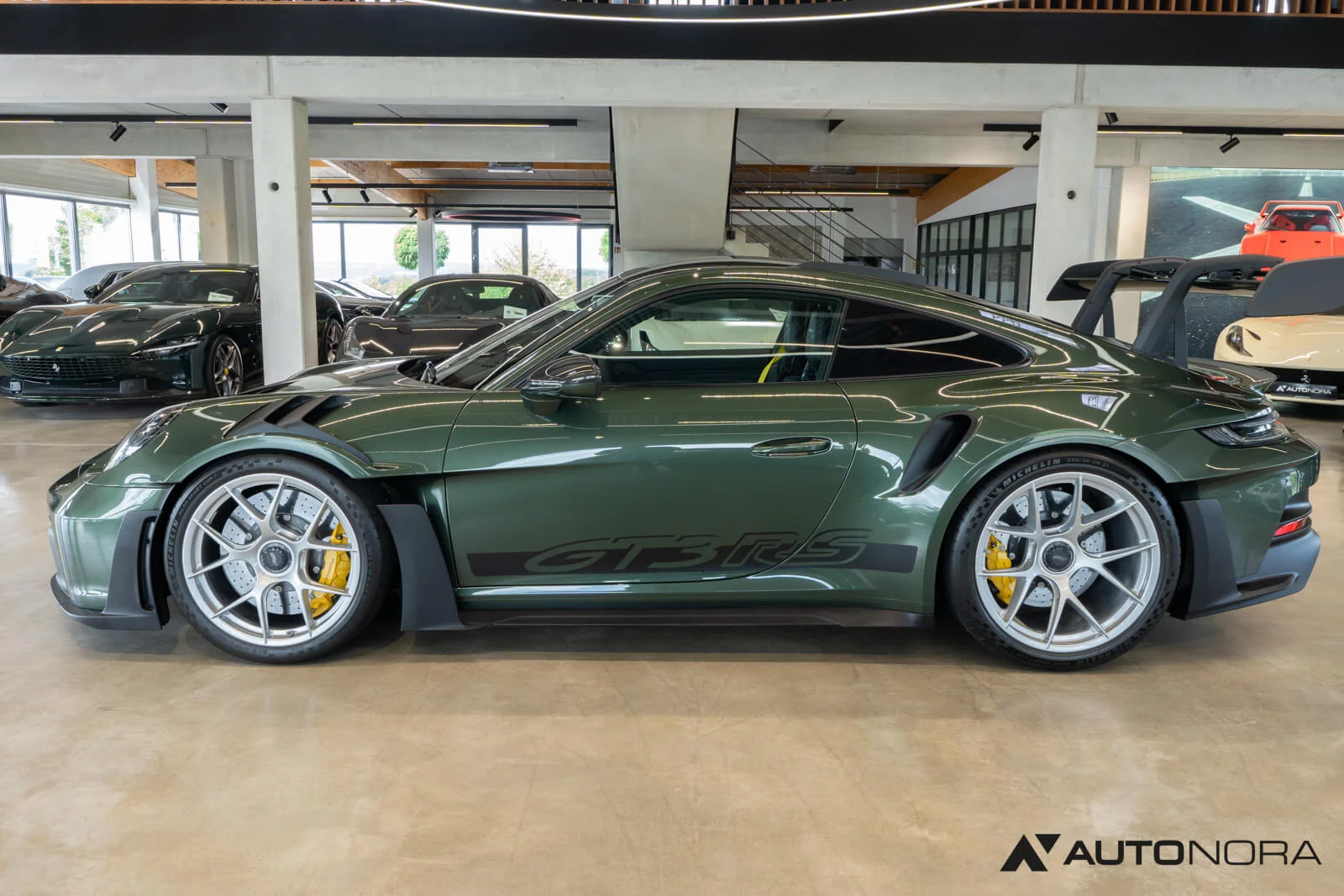 Oak Green Metallic Porsche 911 GT3 RS