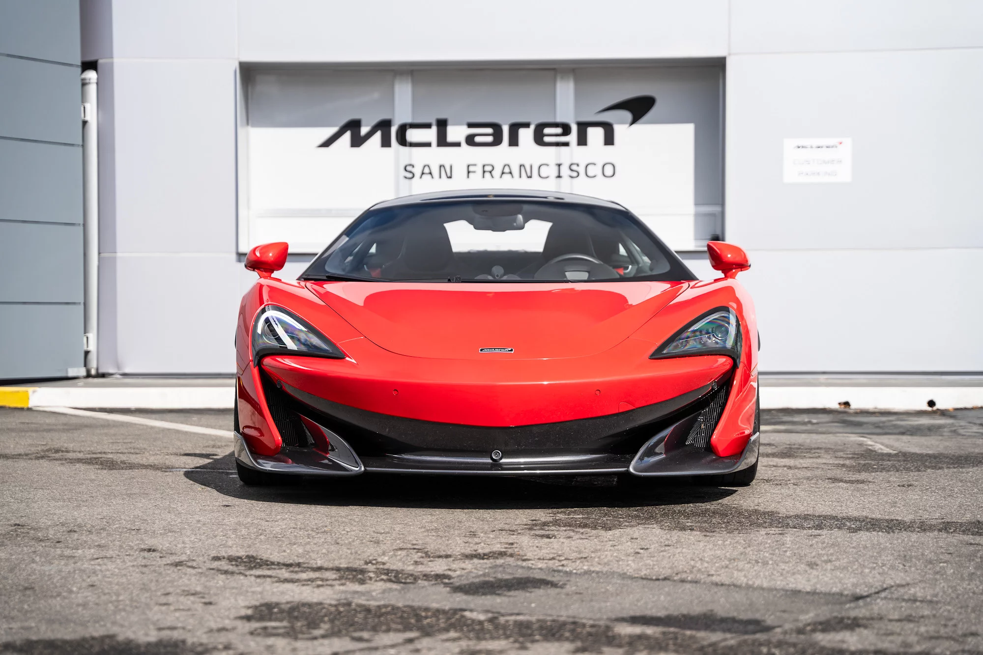 Vermillion Red McLaren 600LT