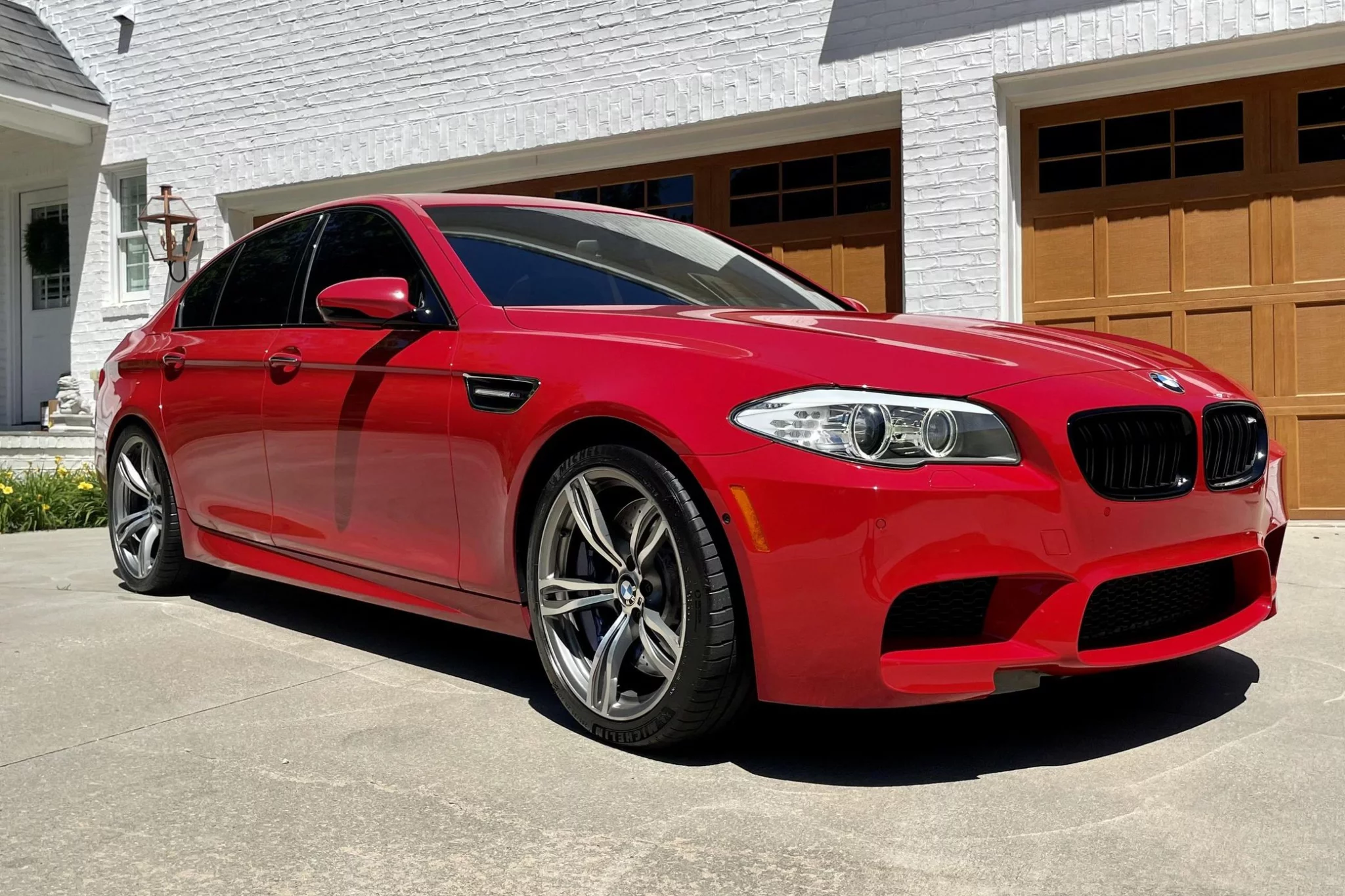 Crimson Red BMW M5