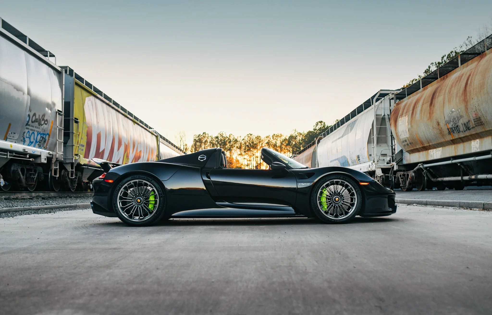Basalt Black Porsche 918 Spyder