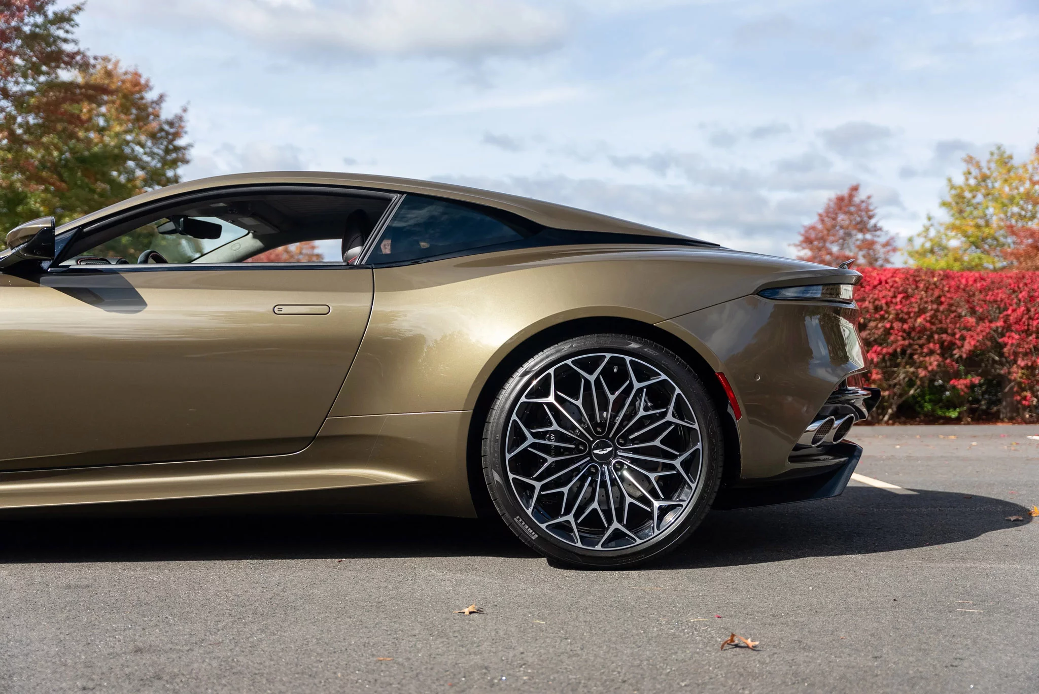 Olive Green Aston Martin DBS