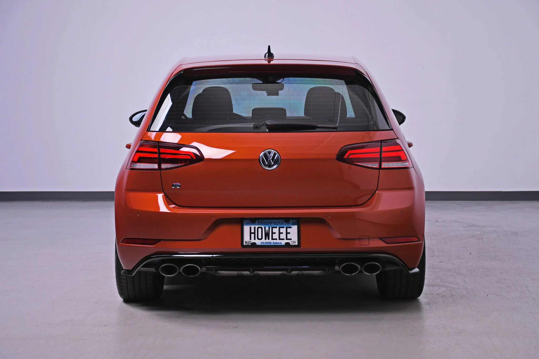 Copper Orange Volkswagen Golf