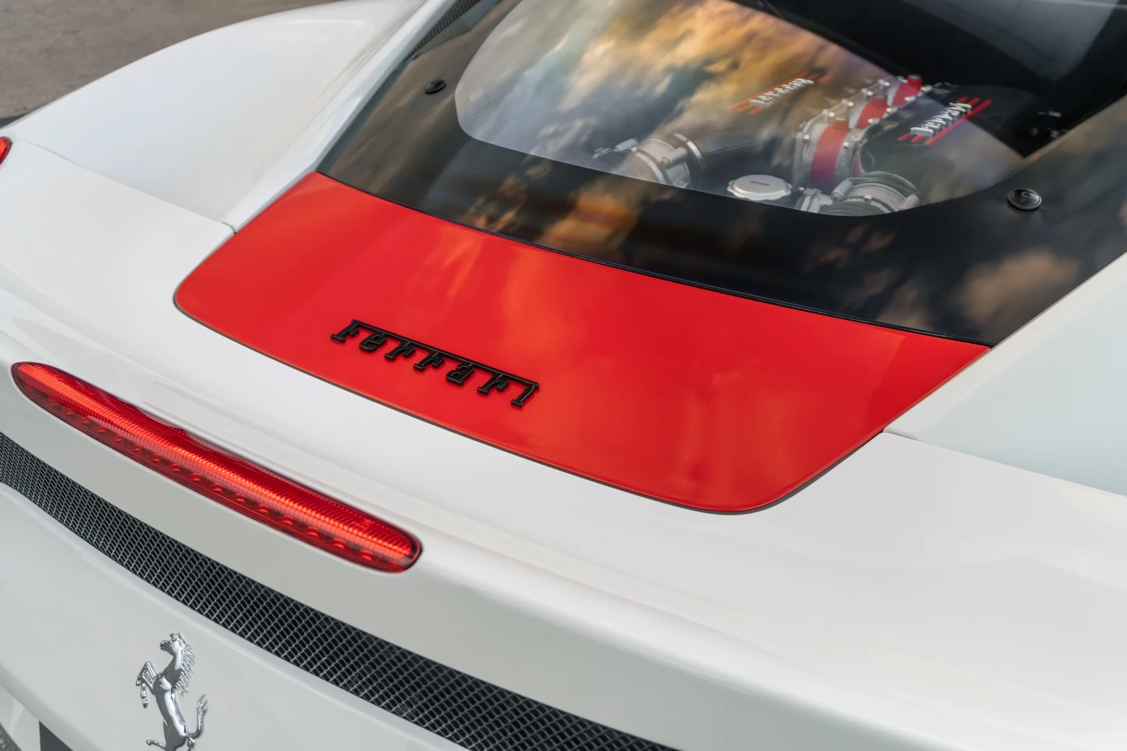 Bianco Avus Ferrari 458