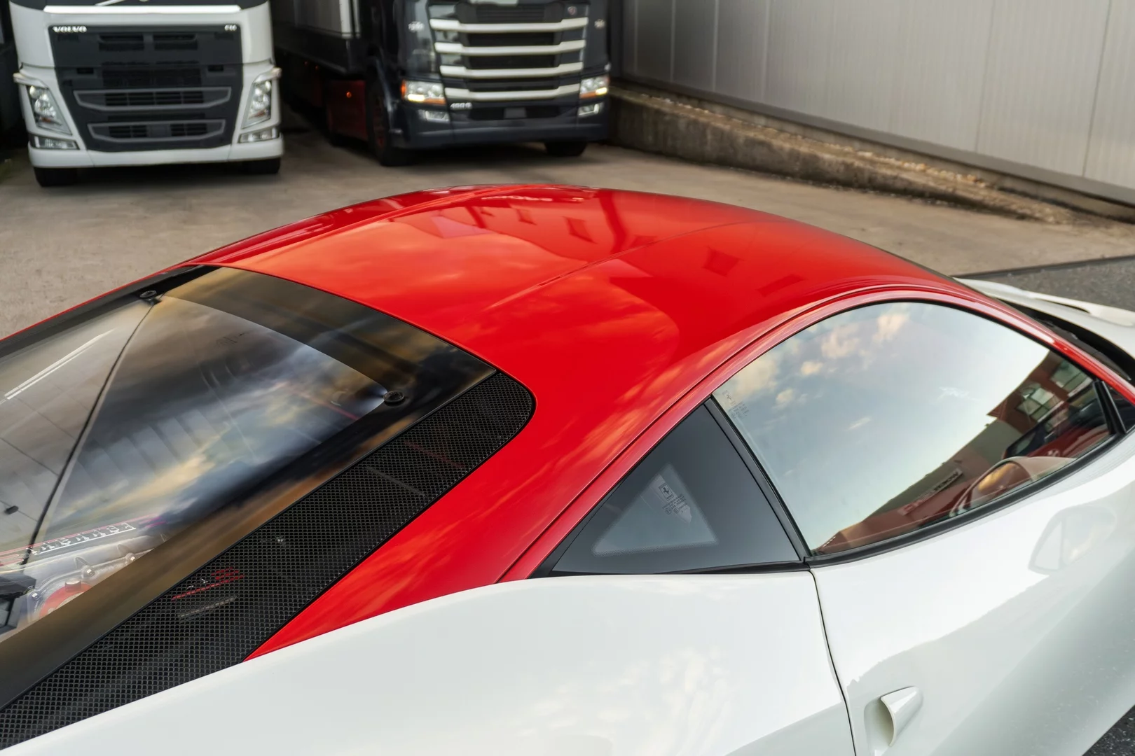Bianco Avus Ferrari 458