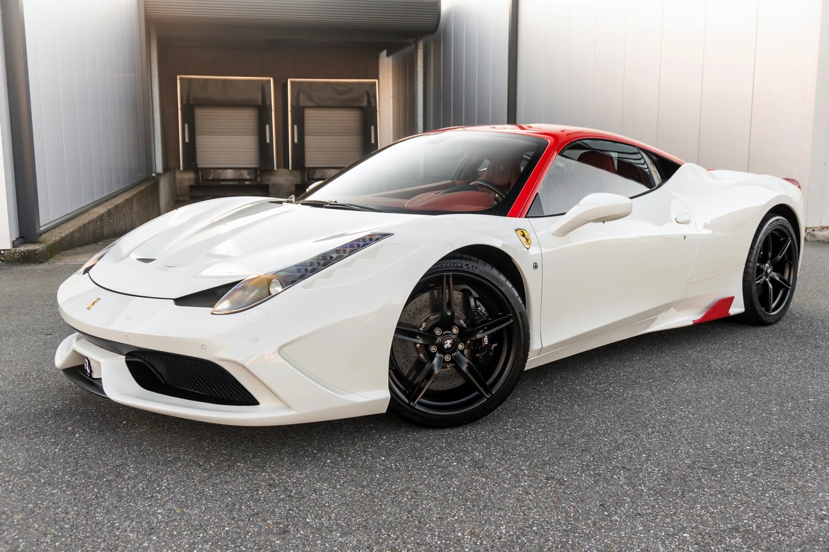 Bianco Avus Ferrari 458
