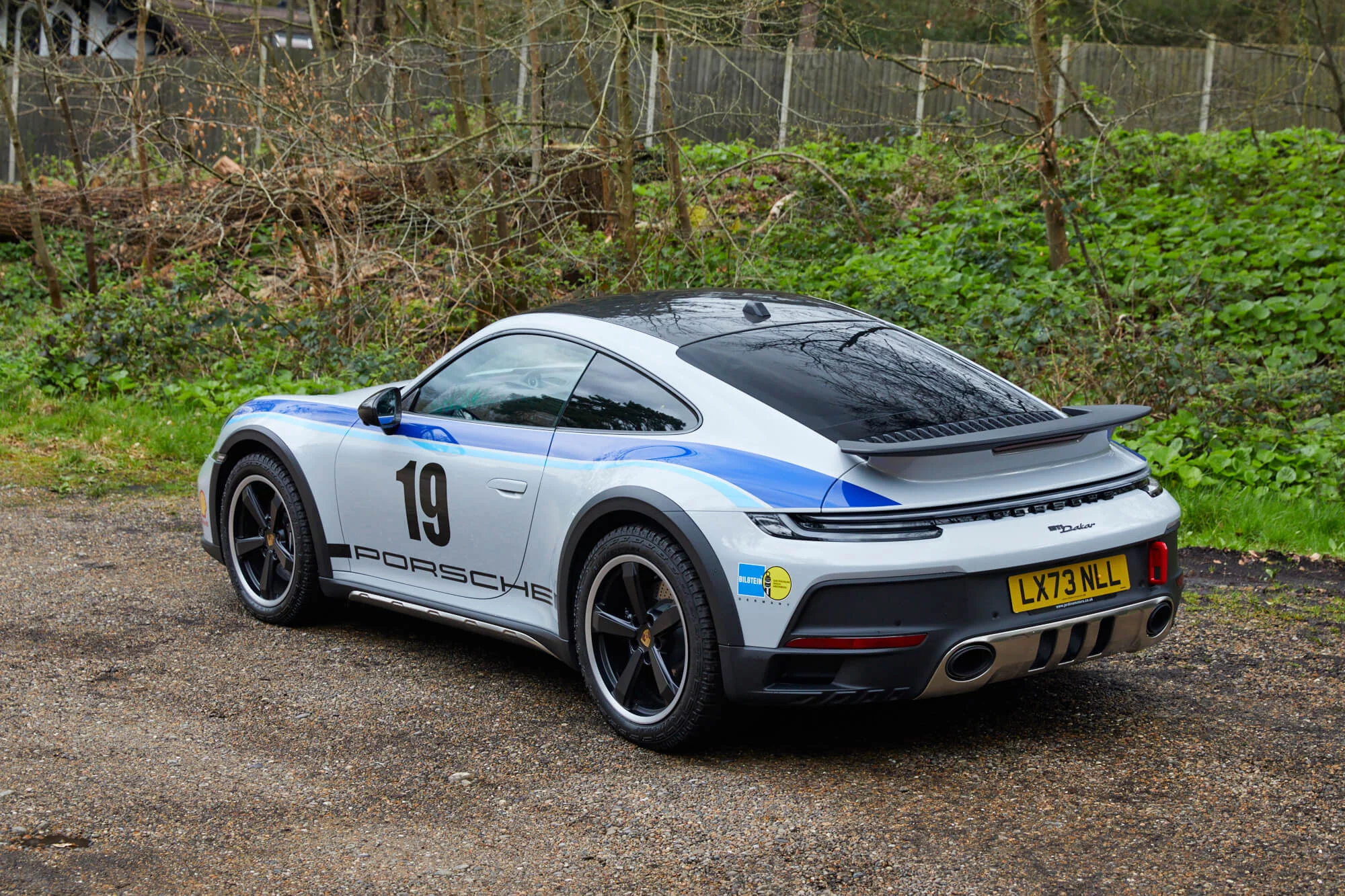 Ice Grey Metallic Porsche 911 Dakar