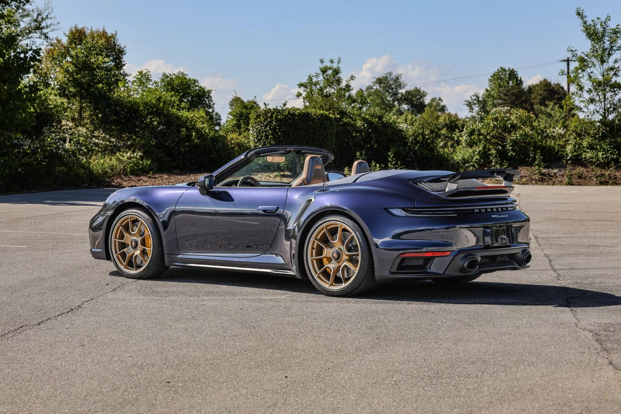 Night Blue Metallic Porsche 911 Turbo