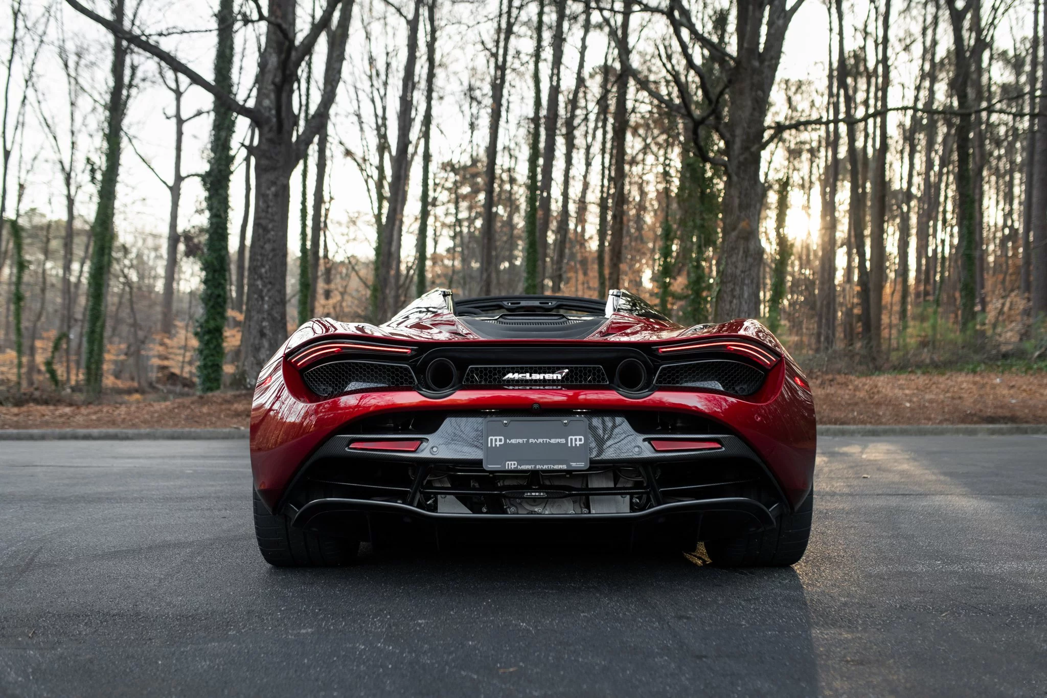 Volcano Red McLaren 720S