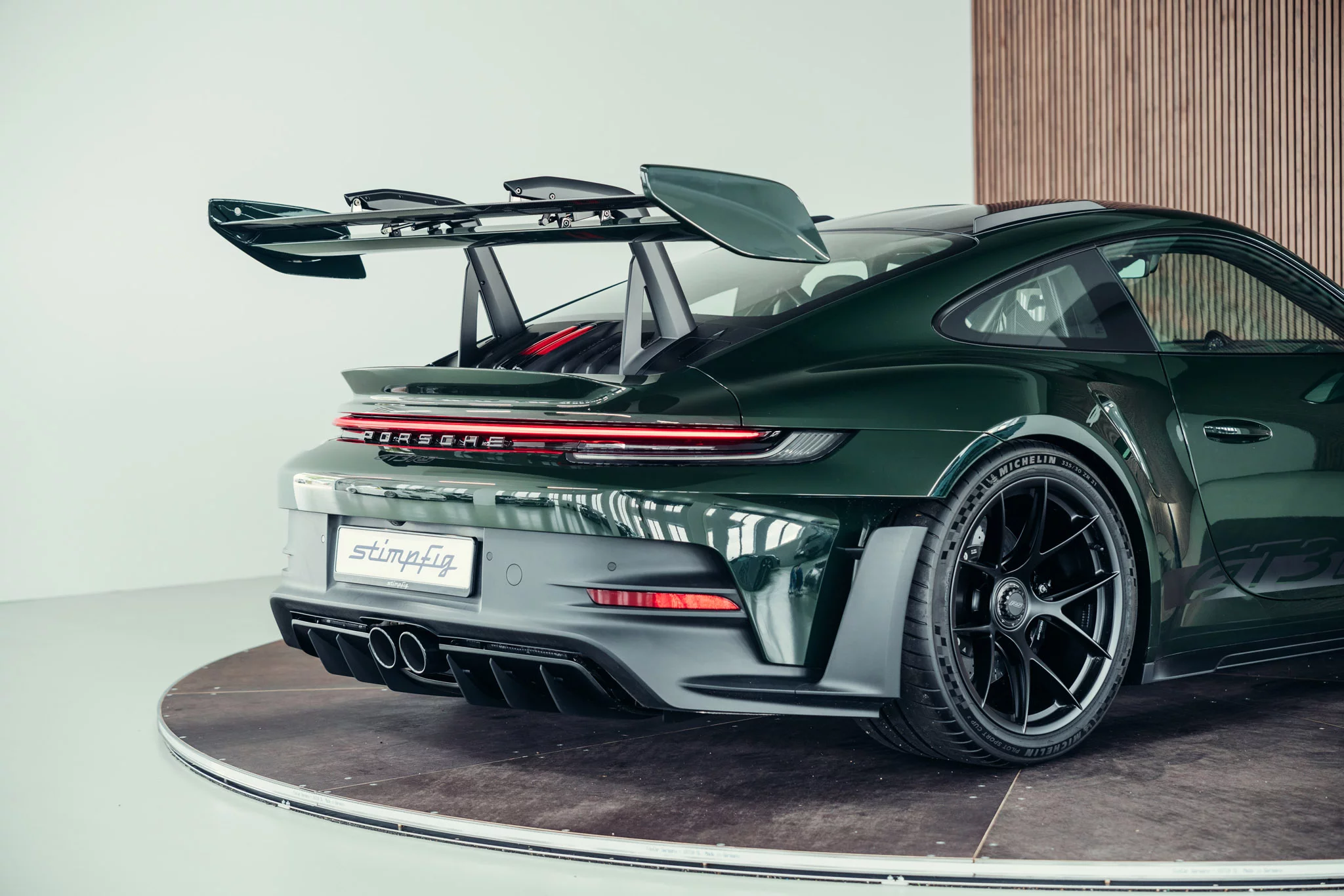 Brewster Green Porsche 911 GT3 RS