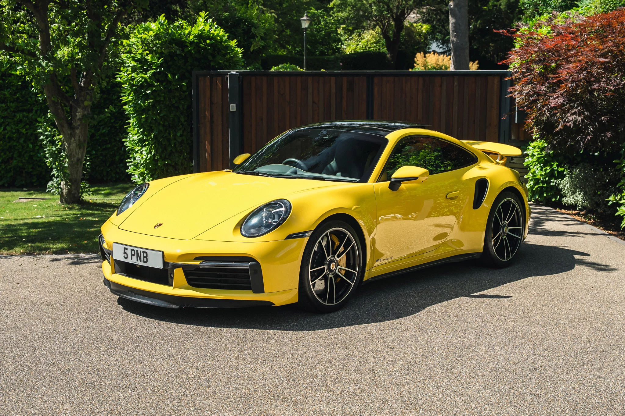 Racing Yellow Porsche 911 Turbo