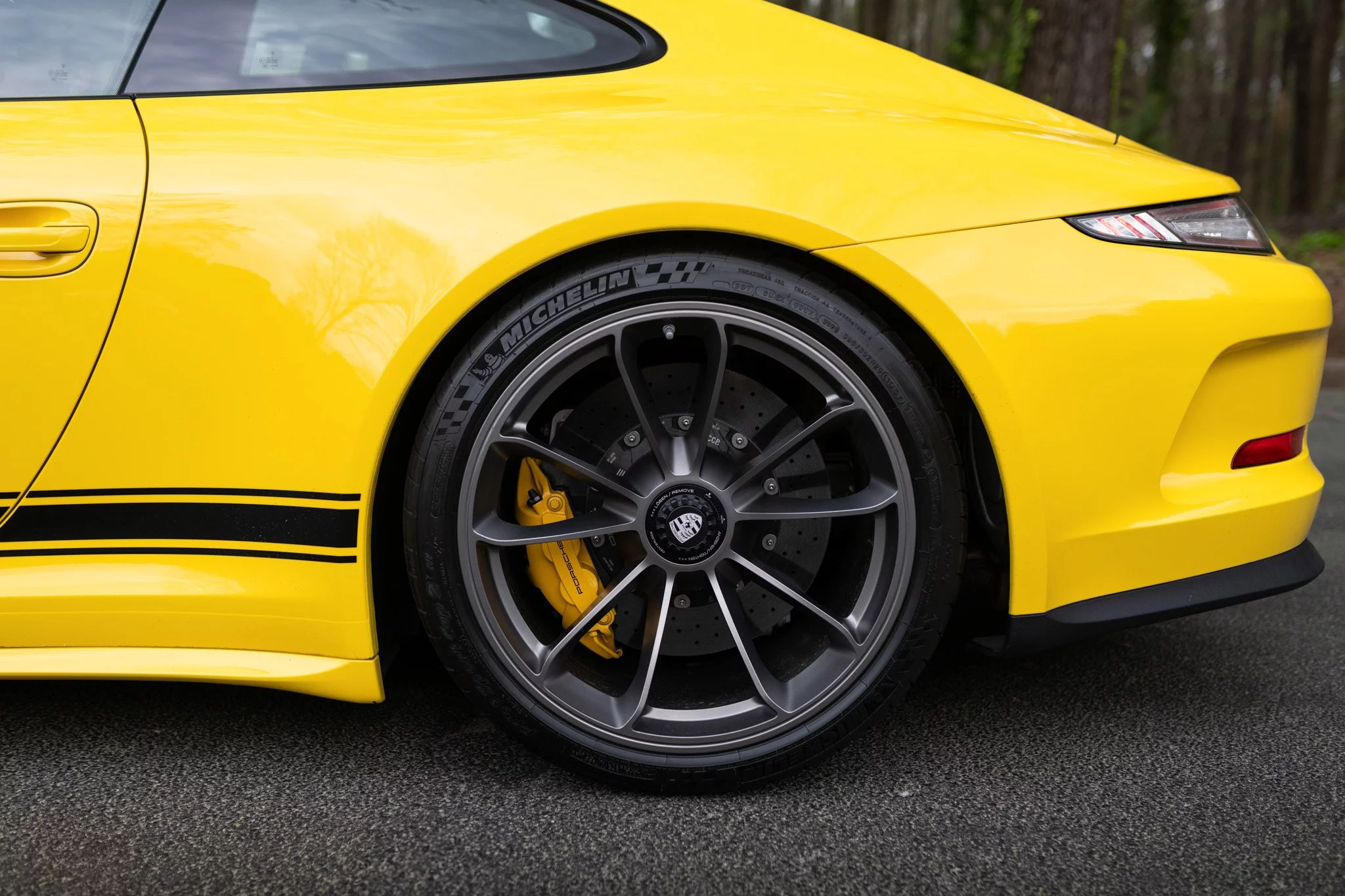 Racing Yellow Porsche 911 R