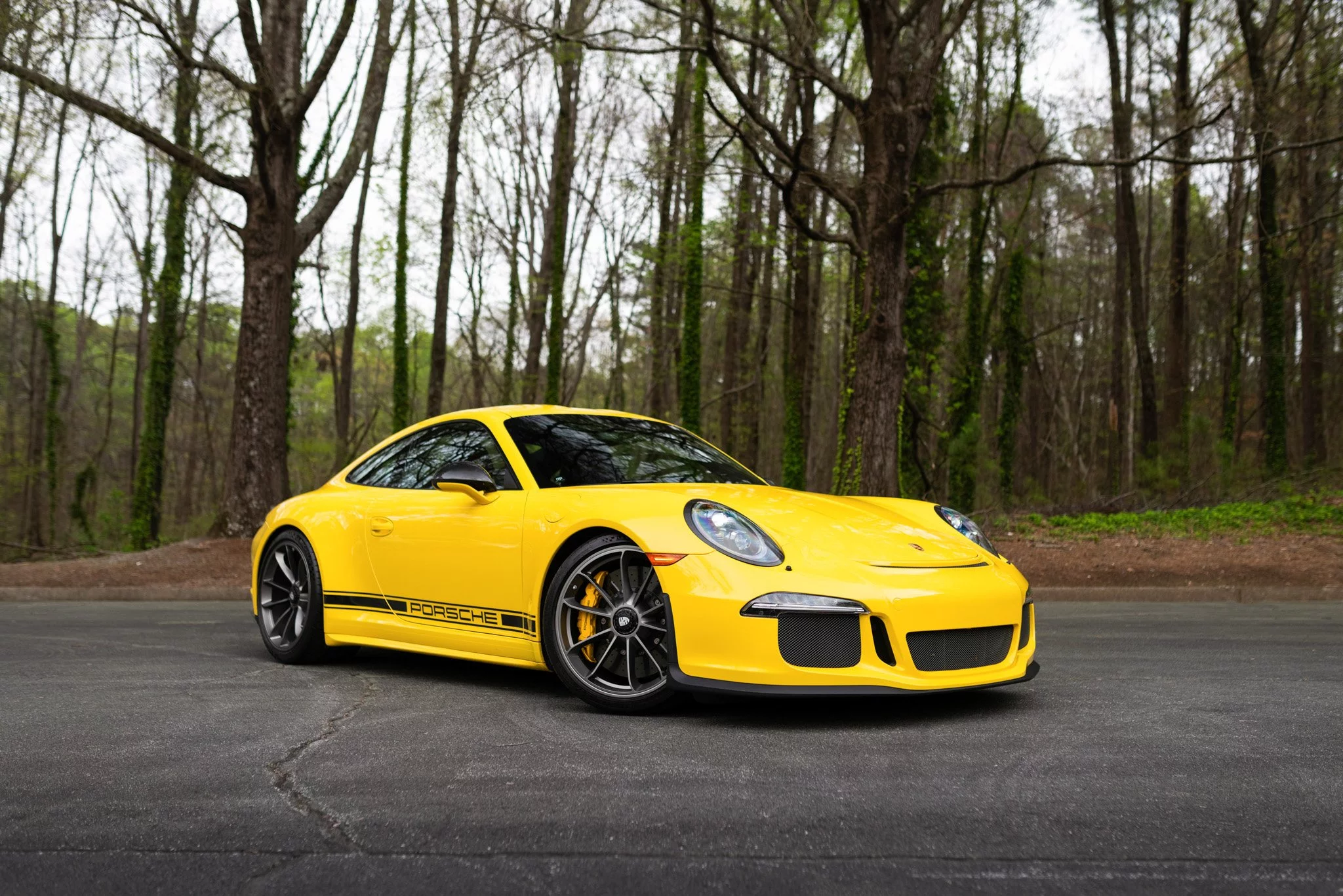 Racing Yellow Porsche 911 R
