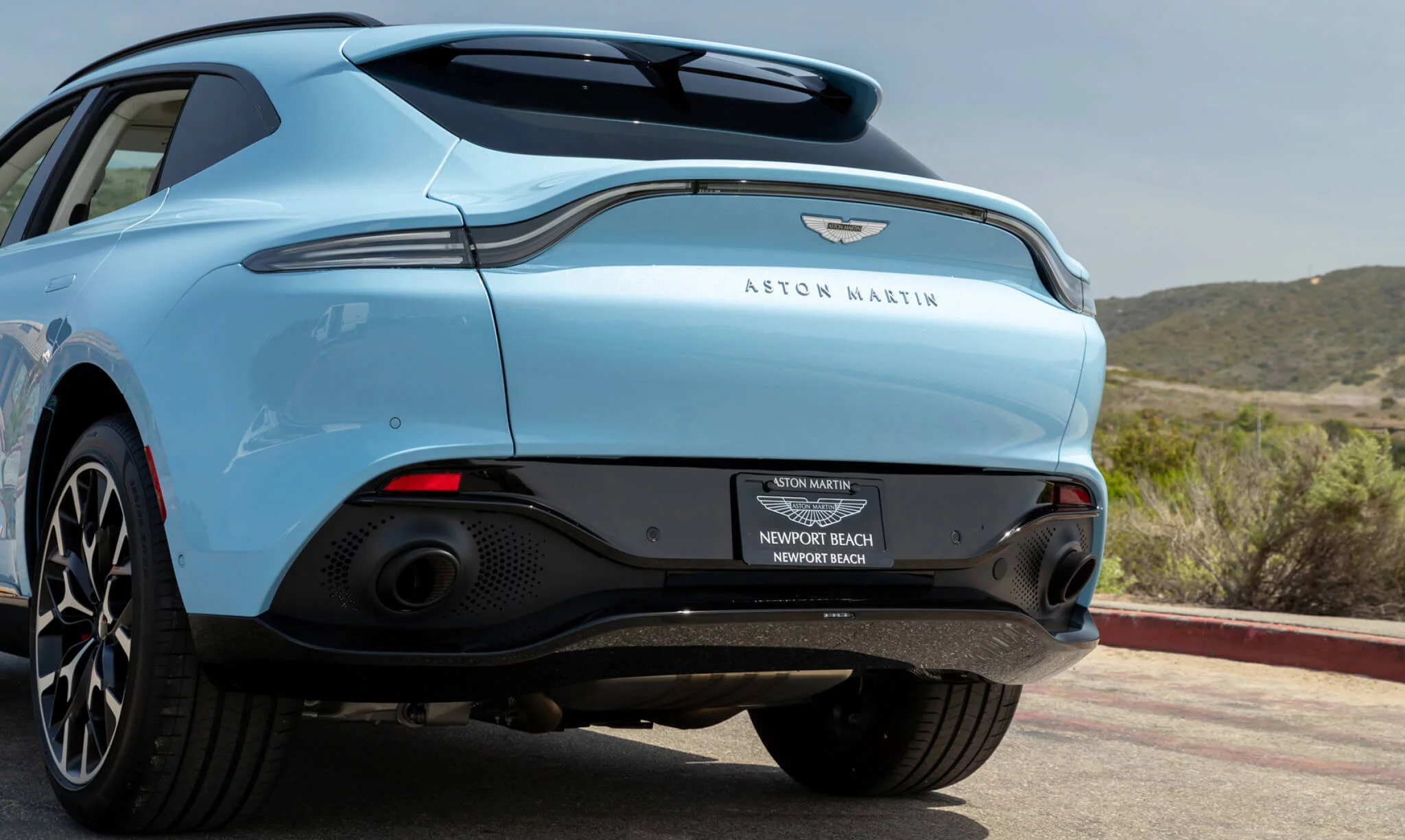 Frosted Glass Blue Aston Martin DBX