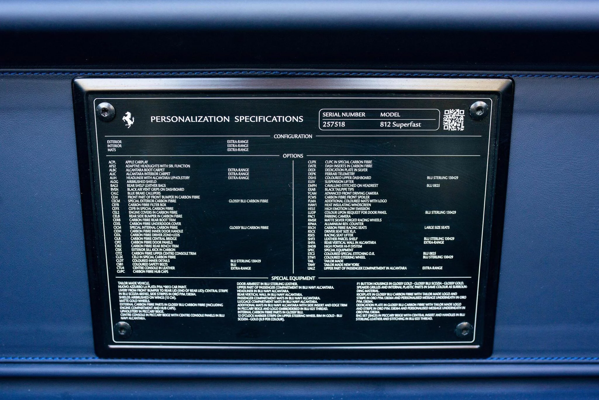 Nuovo Azzurro La Plata Ferrari 812