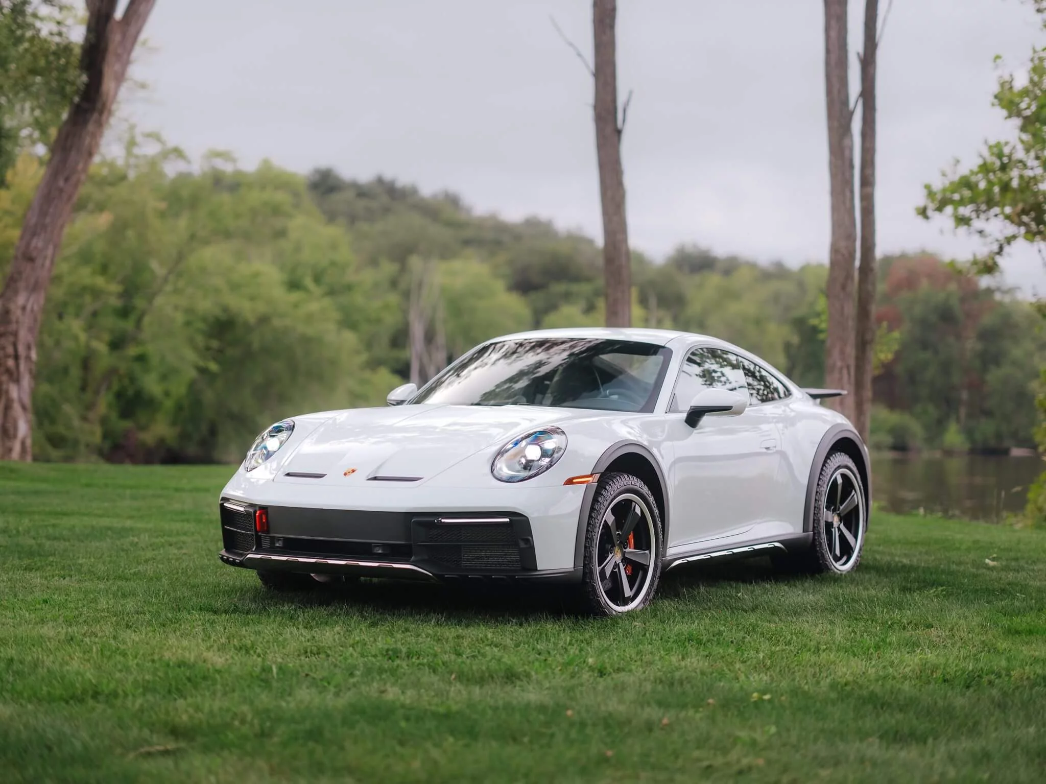 Pure White Porsche 911 Dakar