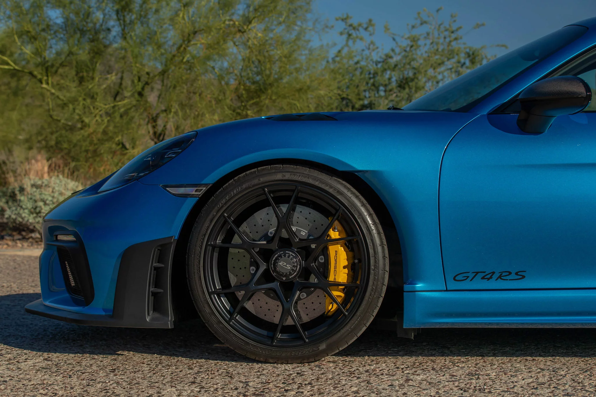 South Sea Blue Porsche 718 Cayman GT4 RS