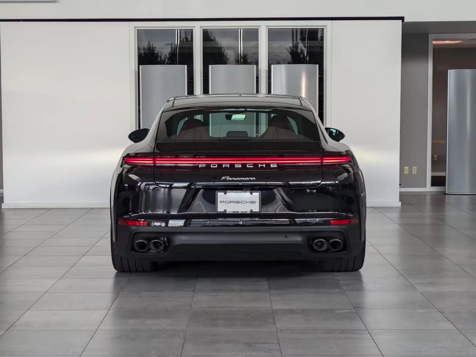 Jet Black Metallic Porsche Panamera