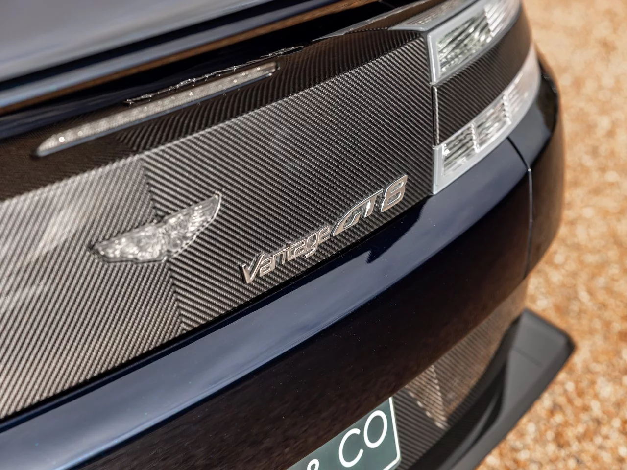Ultramarine Black Aston Martin Vantage