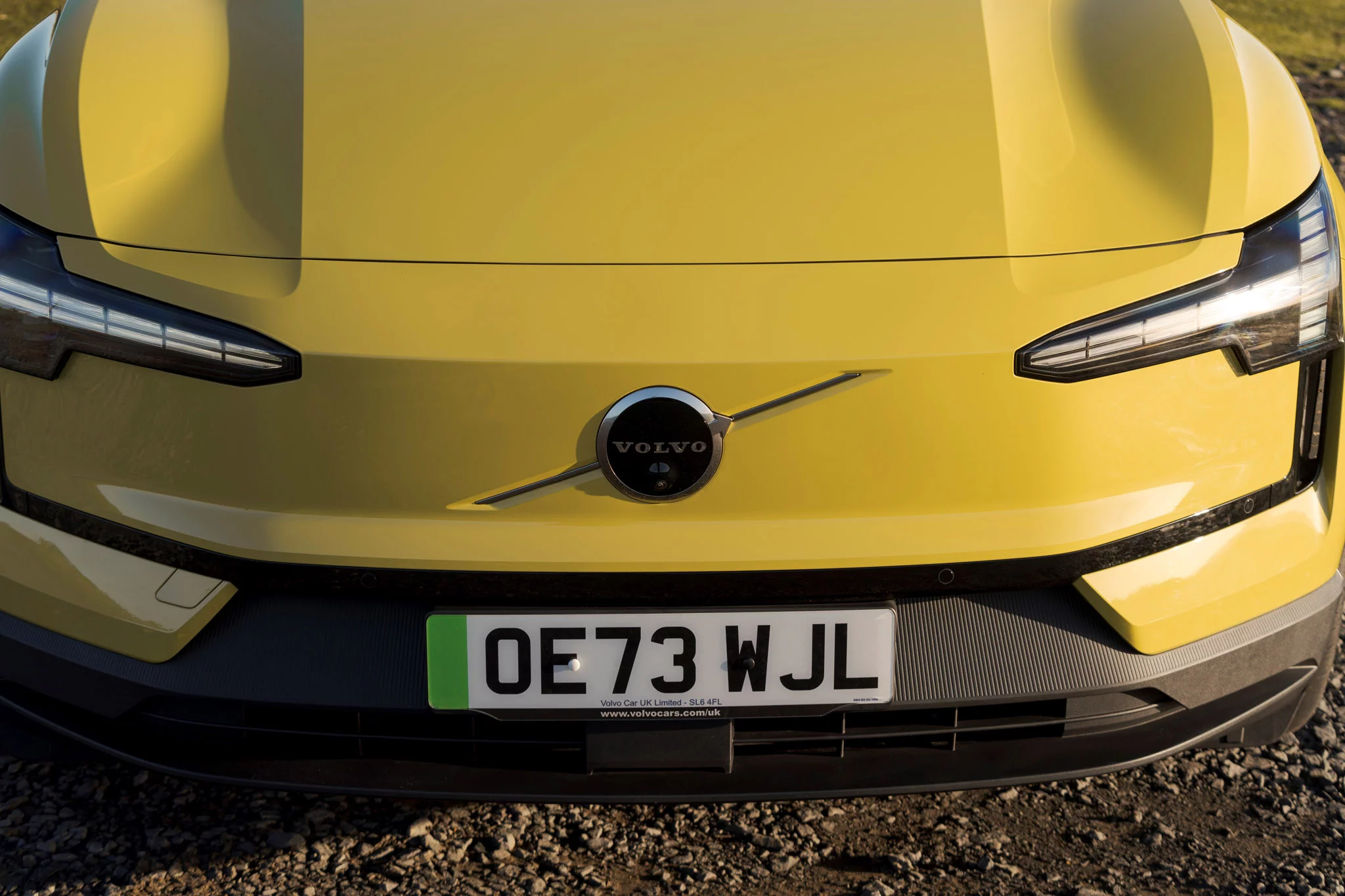 Moss Yellow Volvo EX30