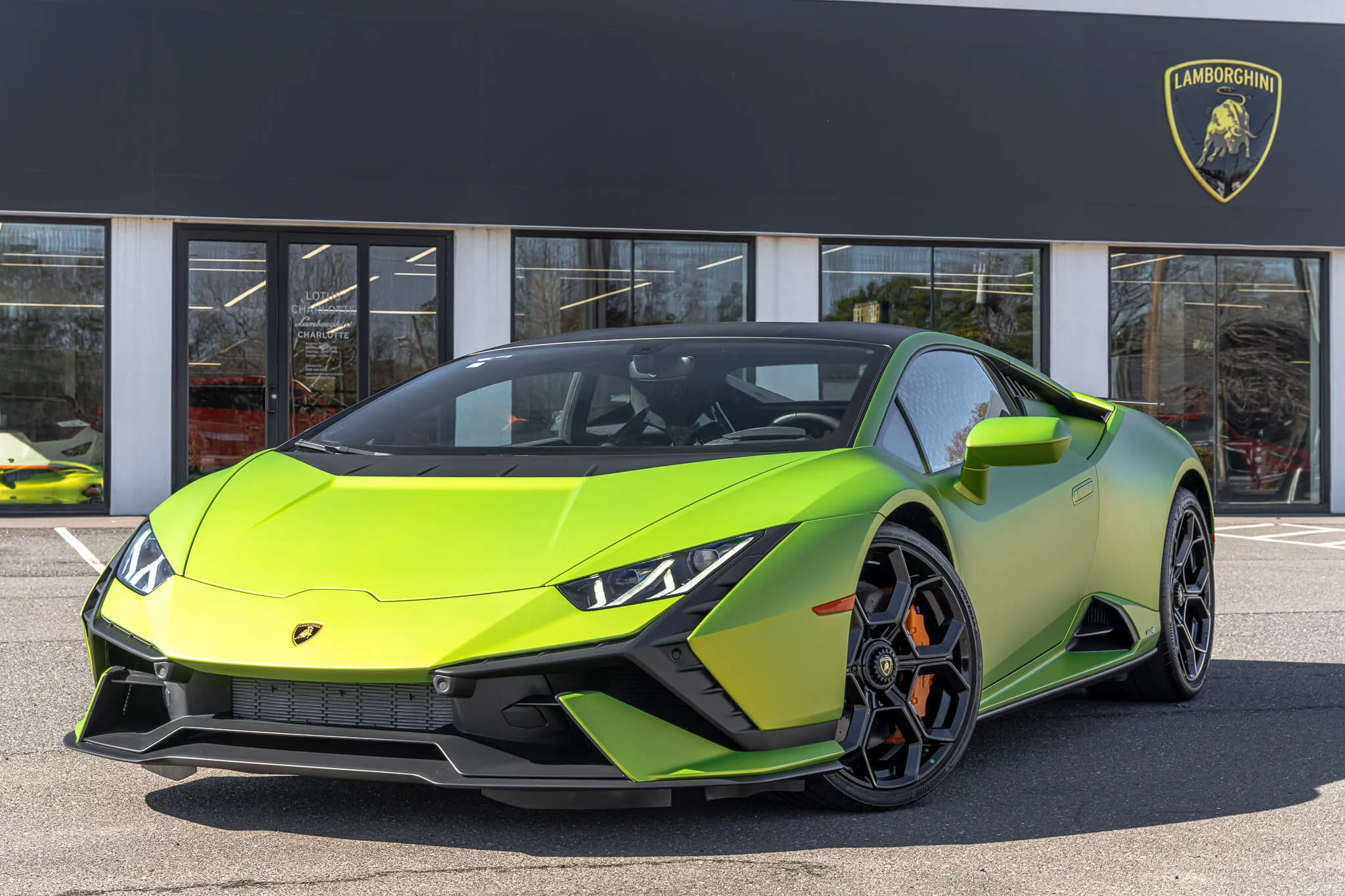 Verde Citrea Matt Lamborghini Huracán