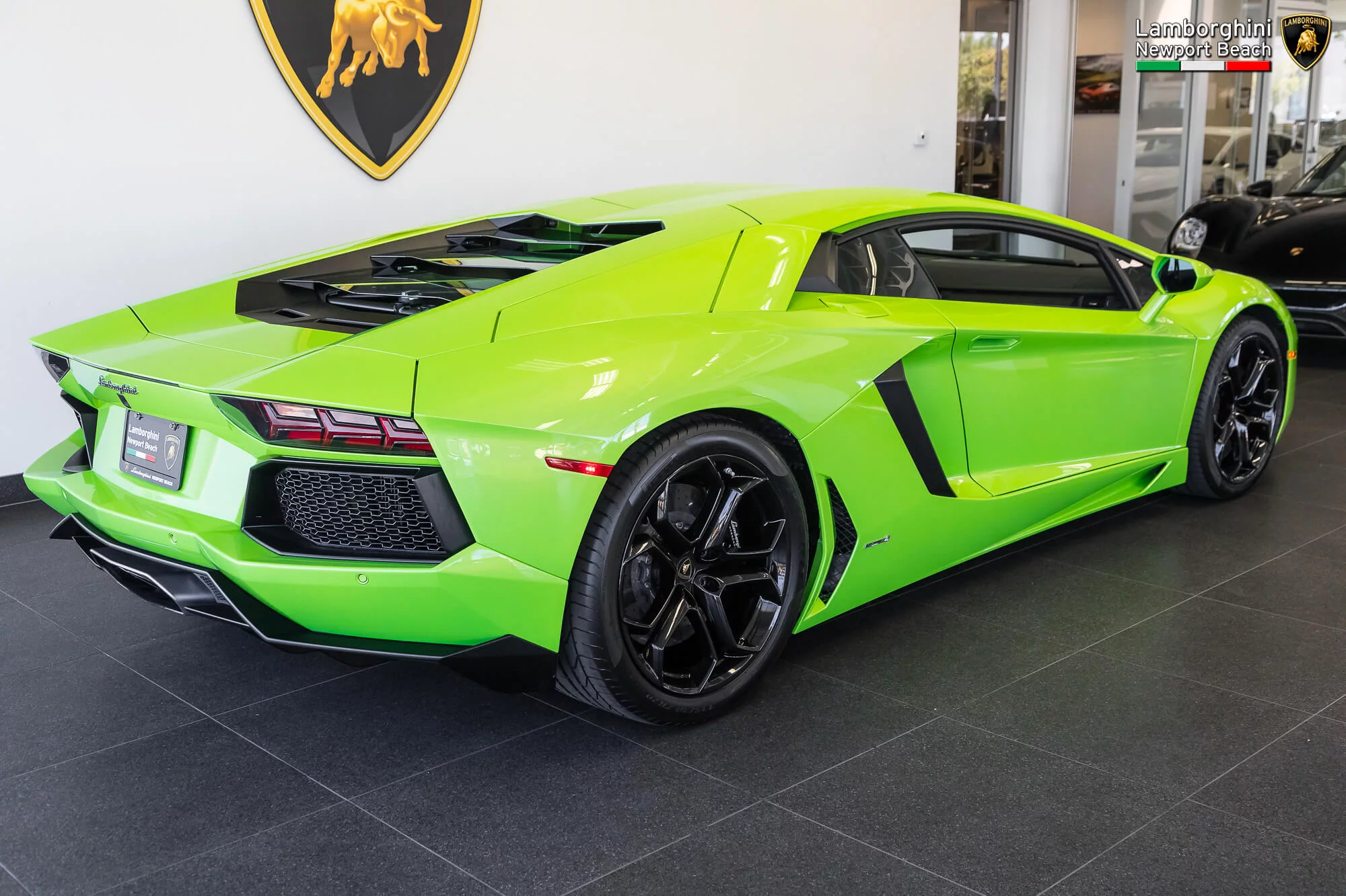 Verde Ithaca Lamborghini Aventador