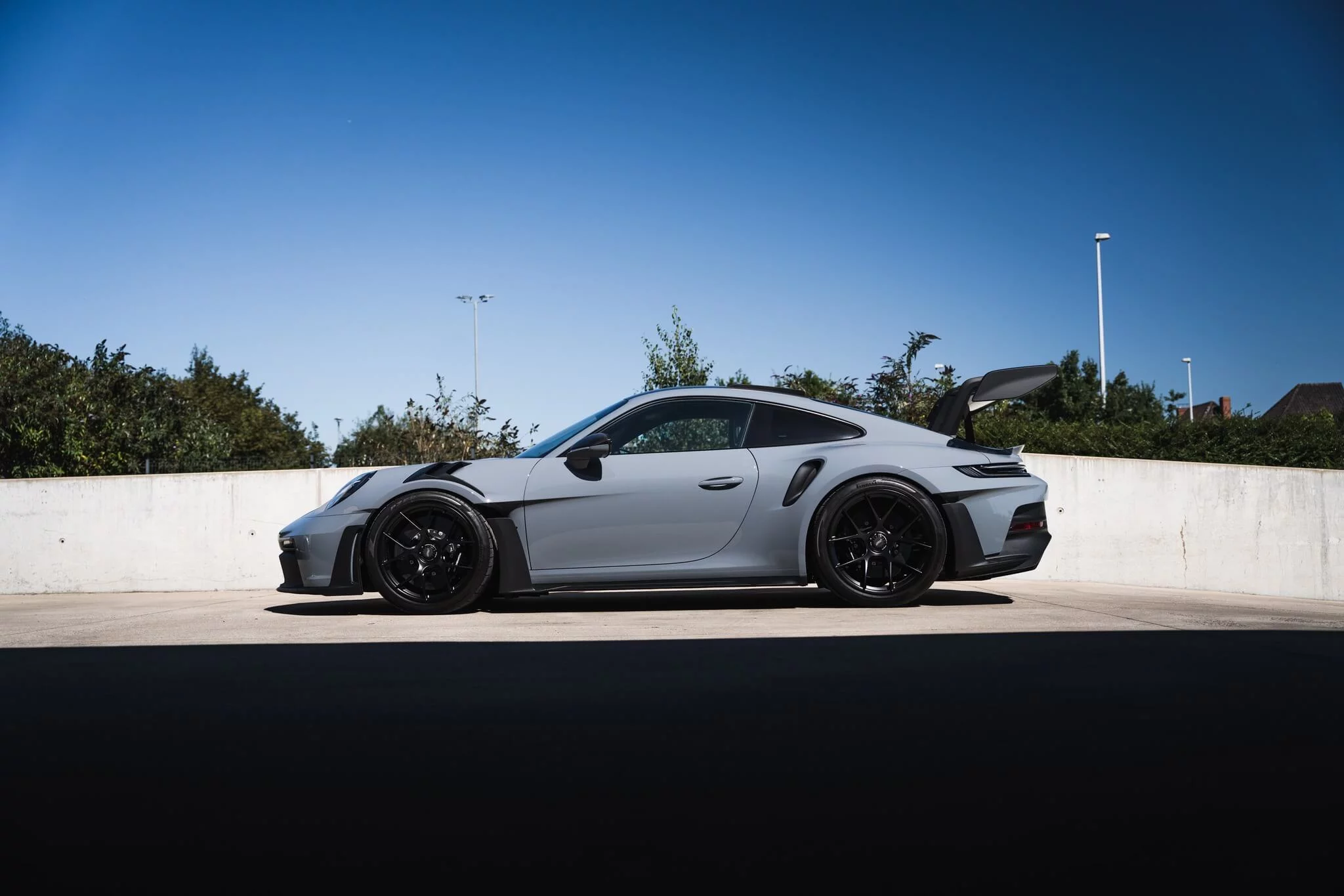 Arctic Grey Porsche 911 GT3 RS