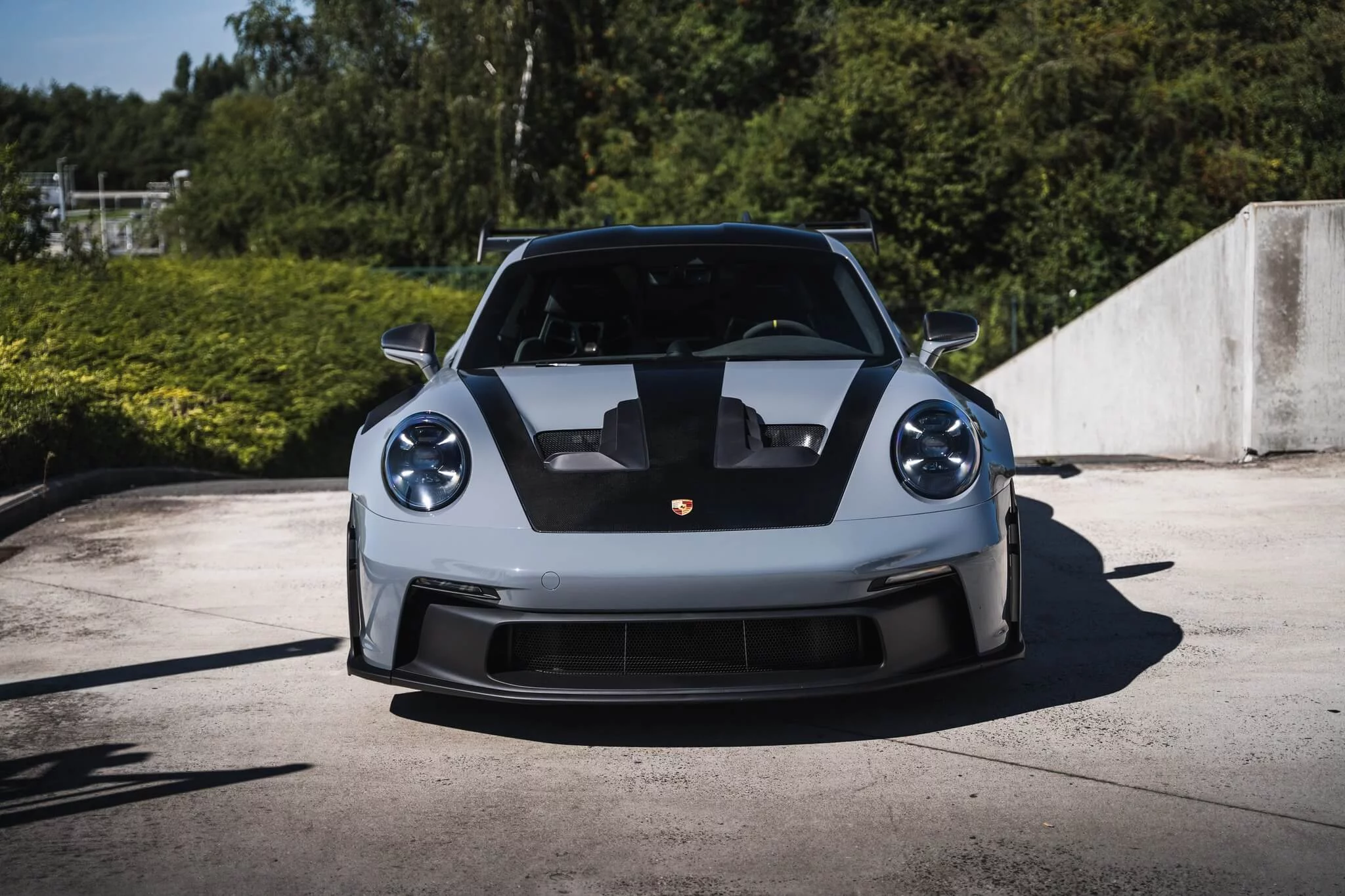 Arctic Grey Porsche 911 GT3 RS