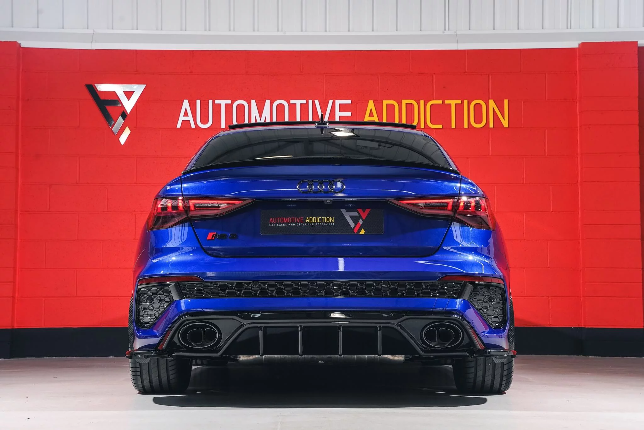 San Marino Blue Audi RS3