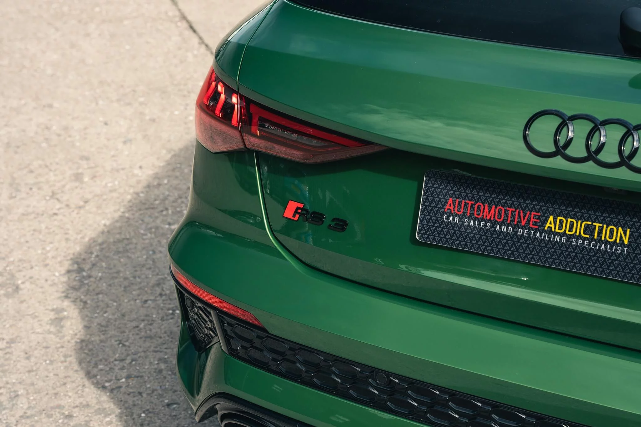 Sonoma Green Audi RS3