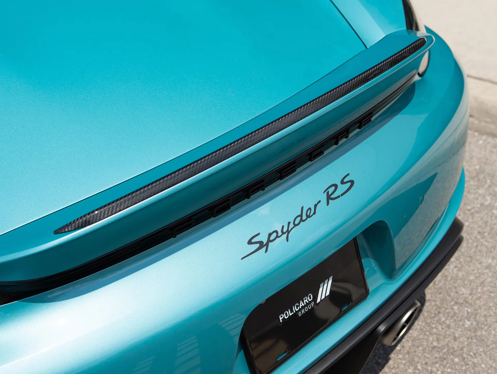 Ipanema Blue Metallic Porsche 718 Spyder RS