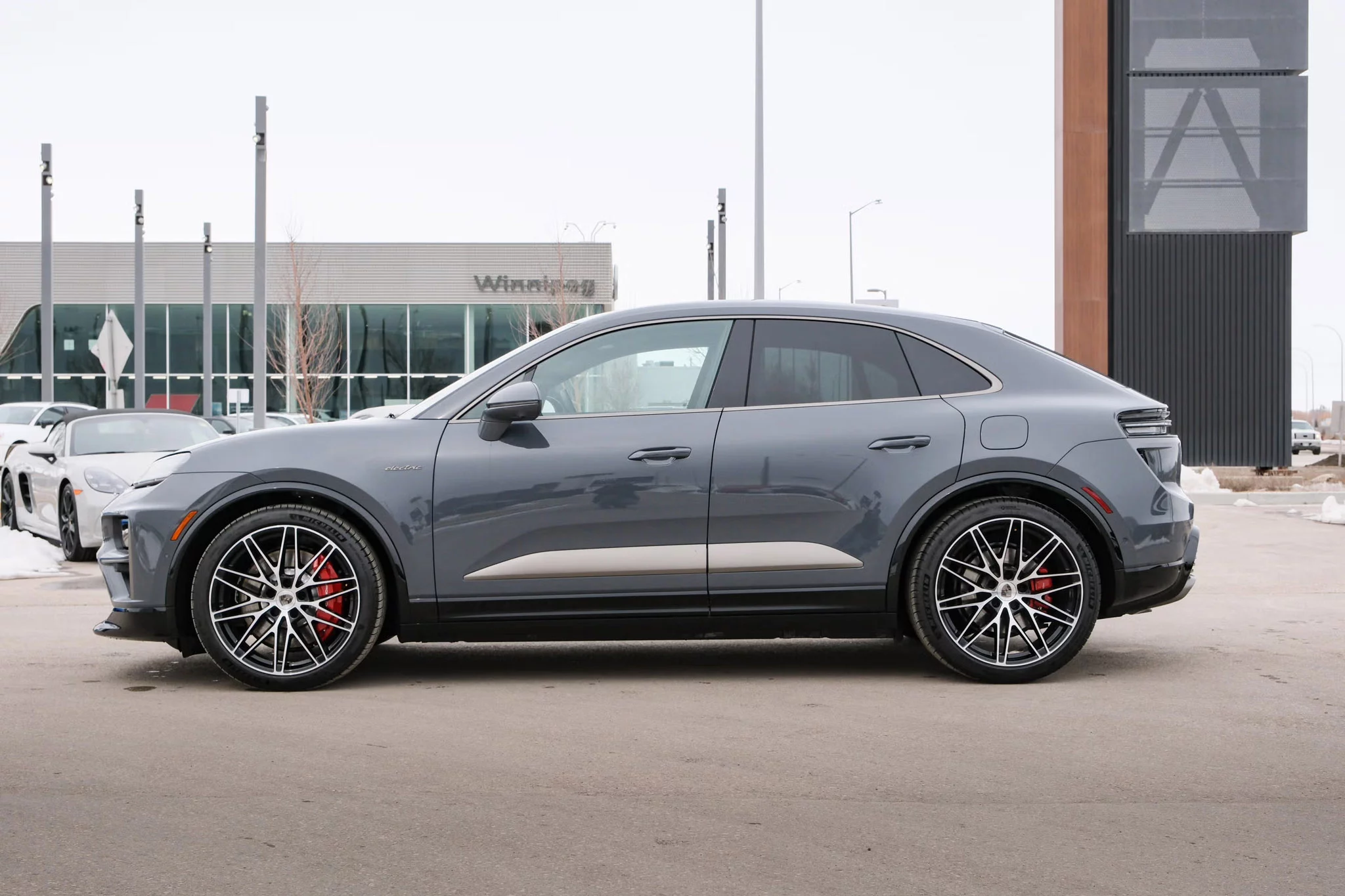 Slate Grey Neo Porsche Macan Electric
