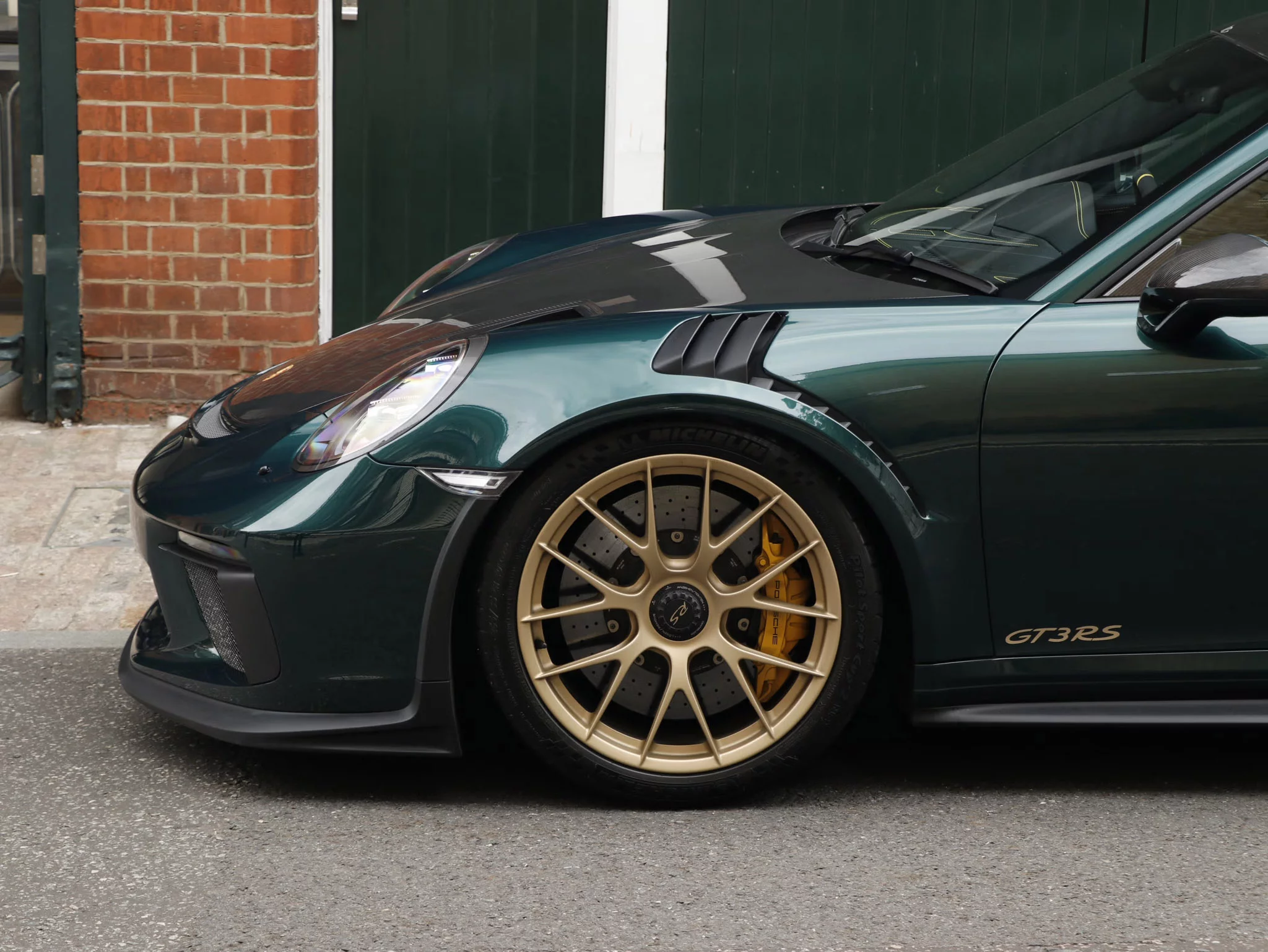 Jet Green Metallic Porsche 911 GT3 RS