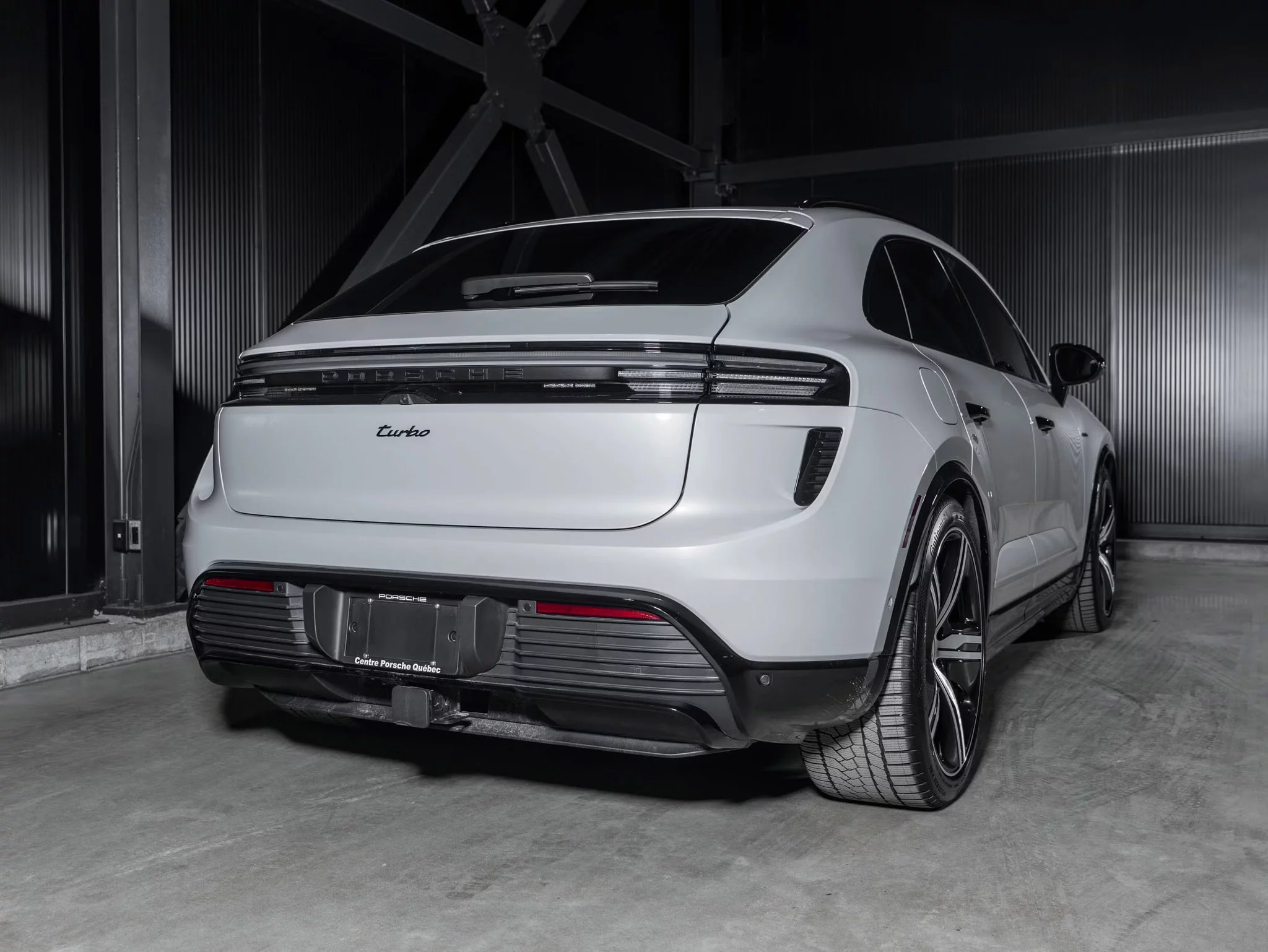 Ice Grey Metallic Porsche Macan Electric