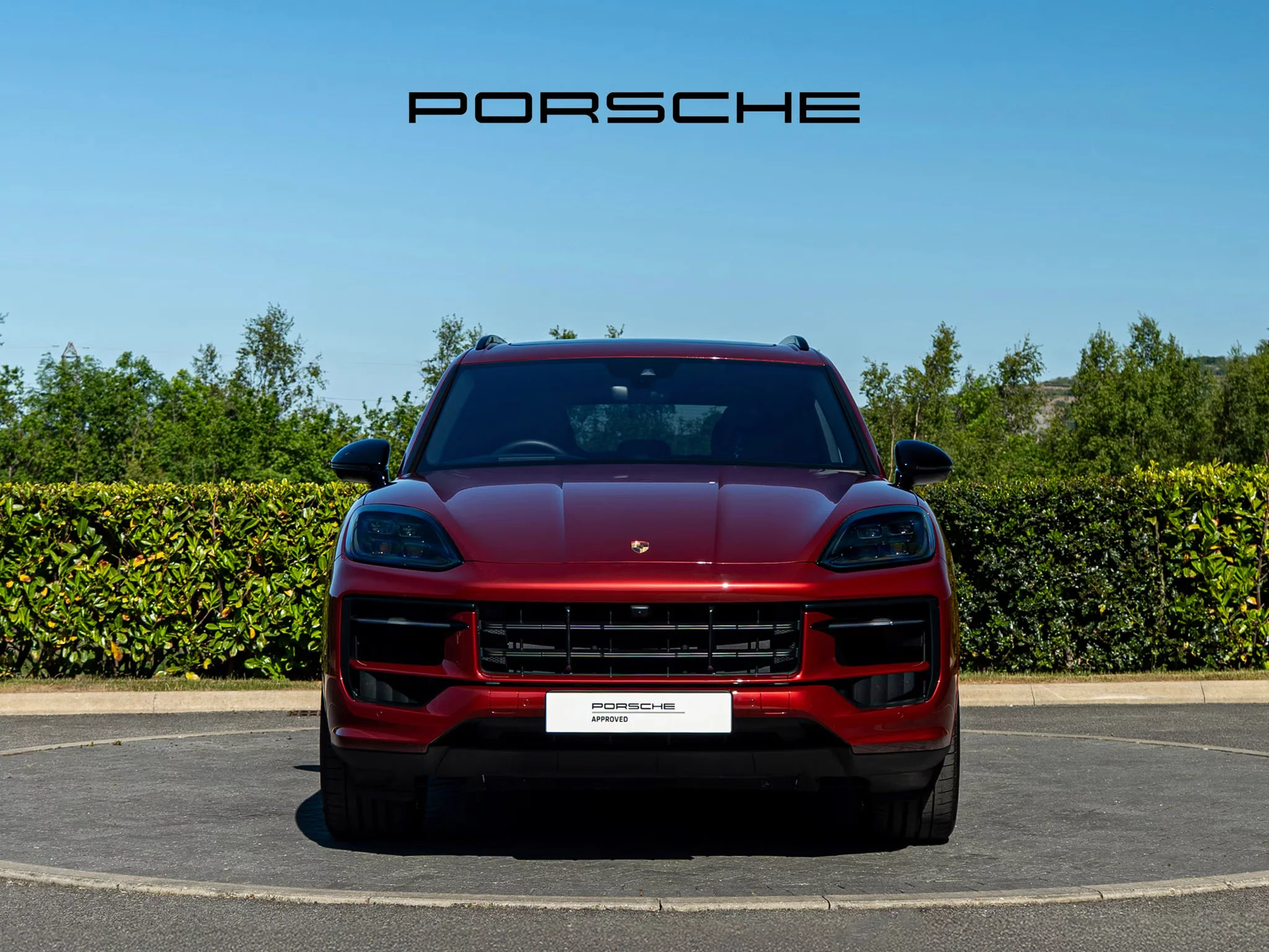 Ruby Red Metallic Porsche Cayenne