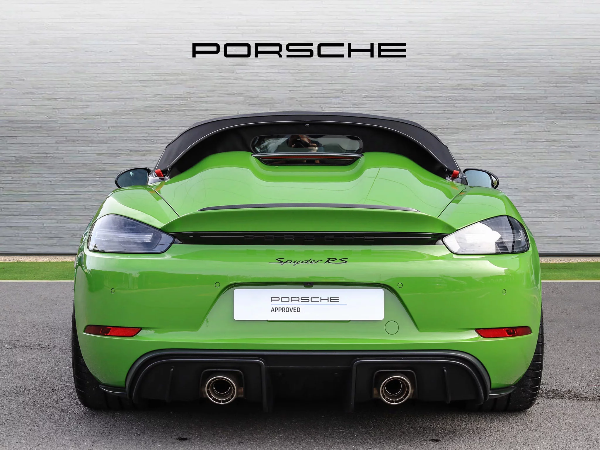 Willow Green Porsche 718 Spyder RS