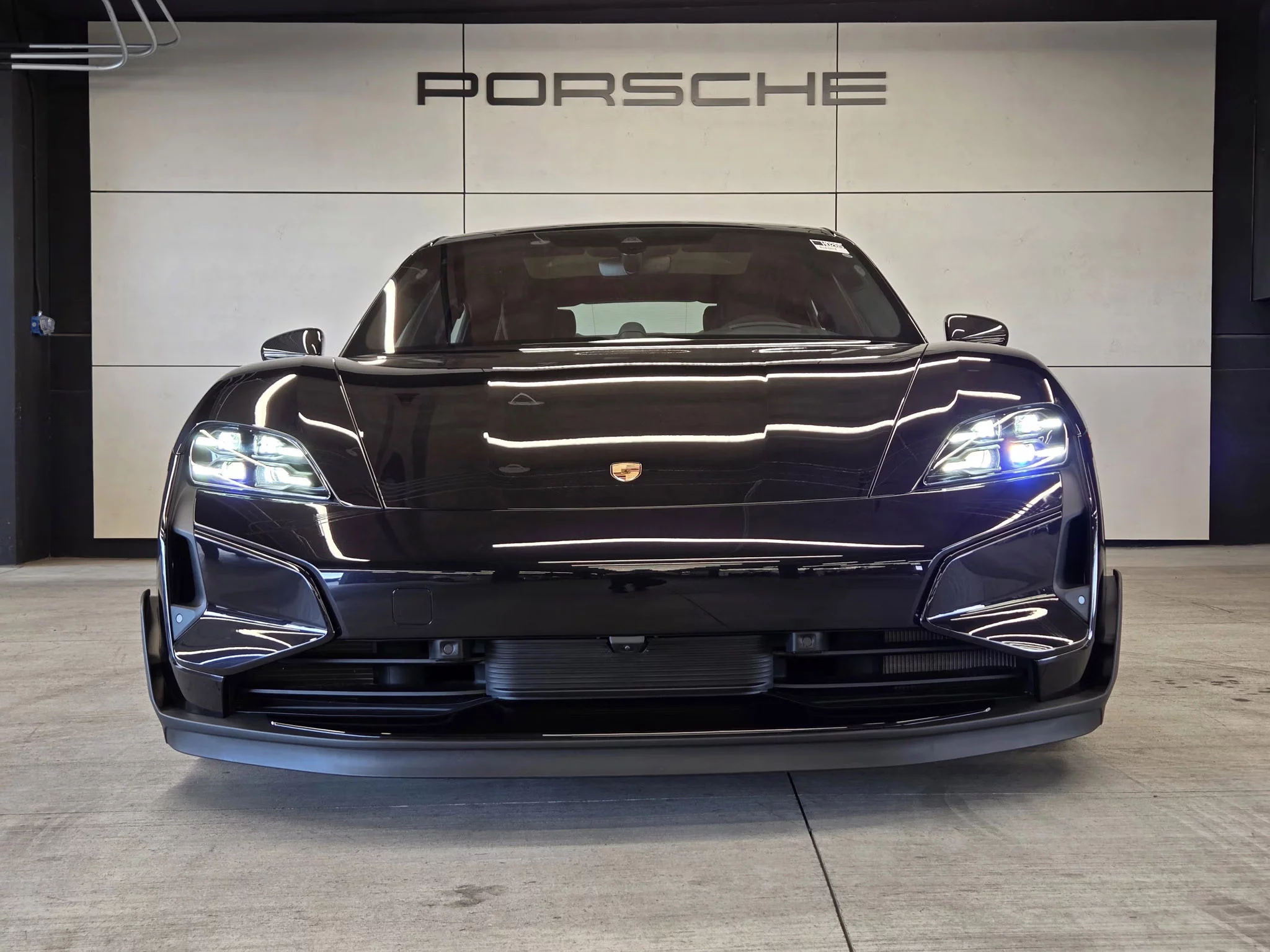 Basalt Black Porsche Taycan