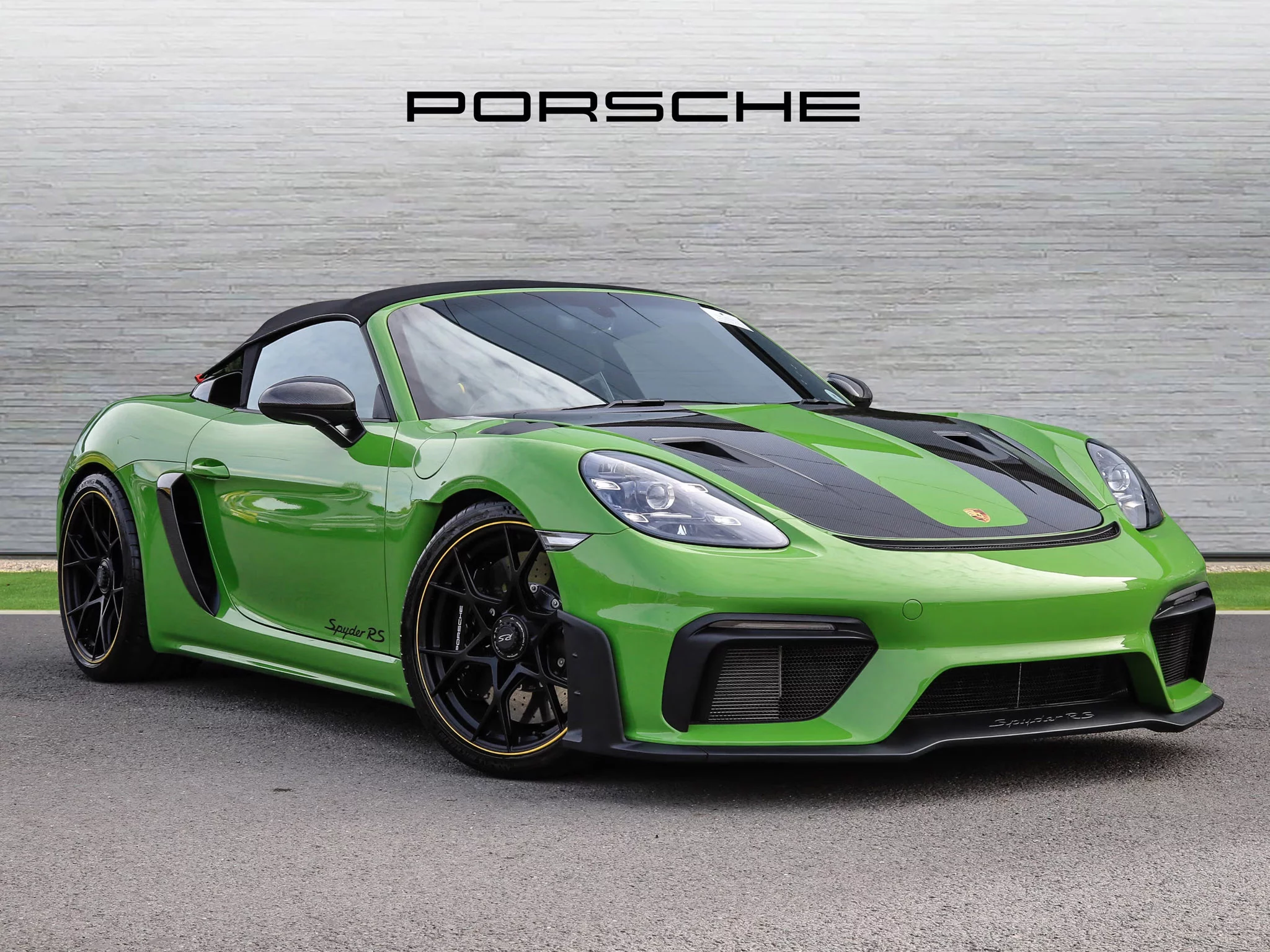 Willow Green Porsche 718 Spyder RS