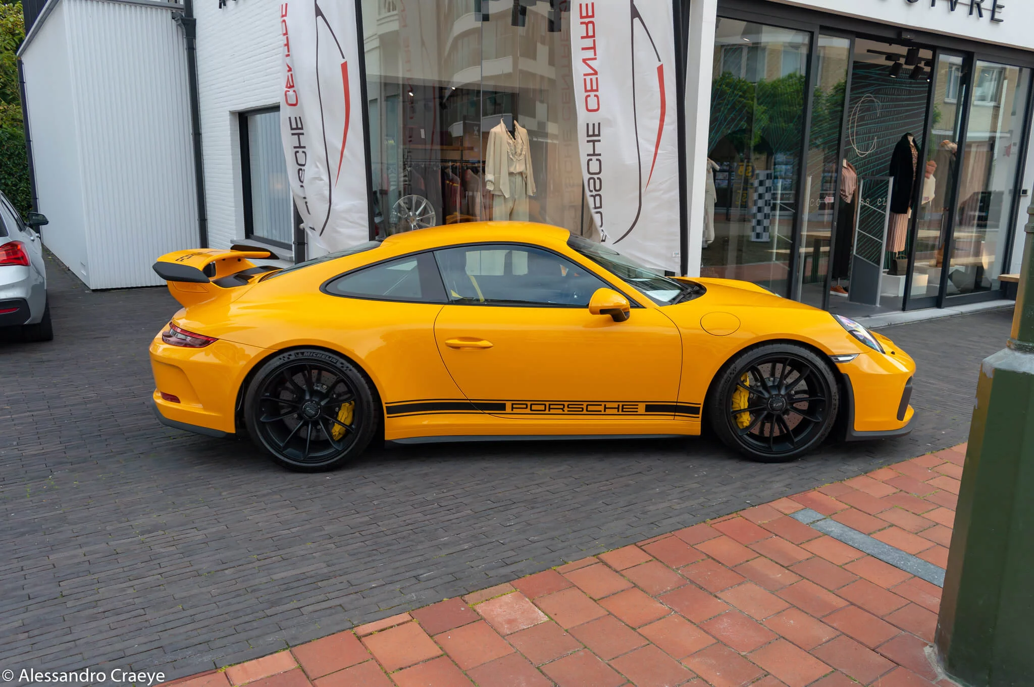 Signal Yellow Porsche 911 GT3