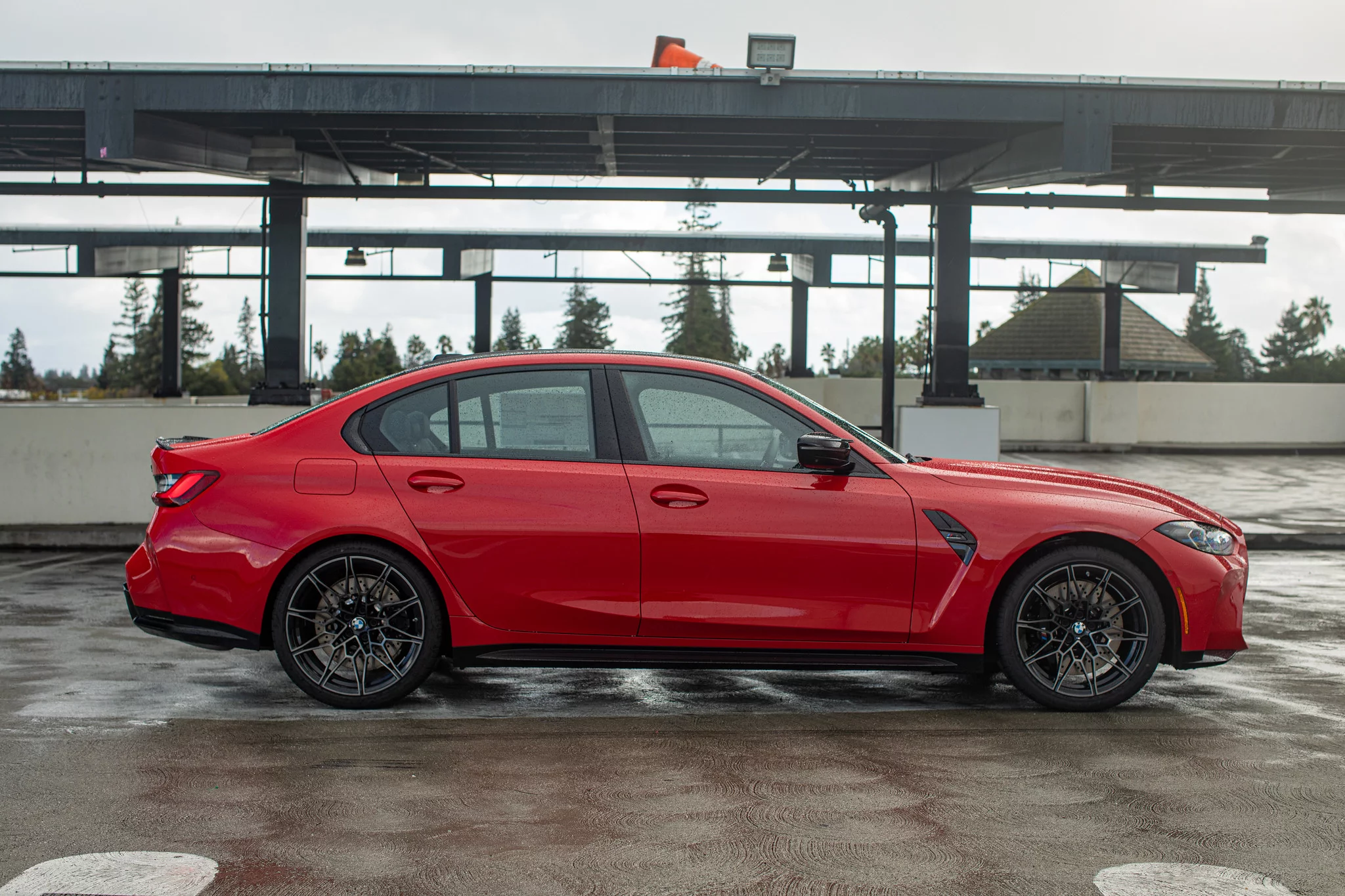 Cinnabar BMW M3