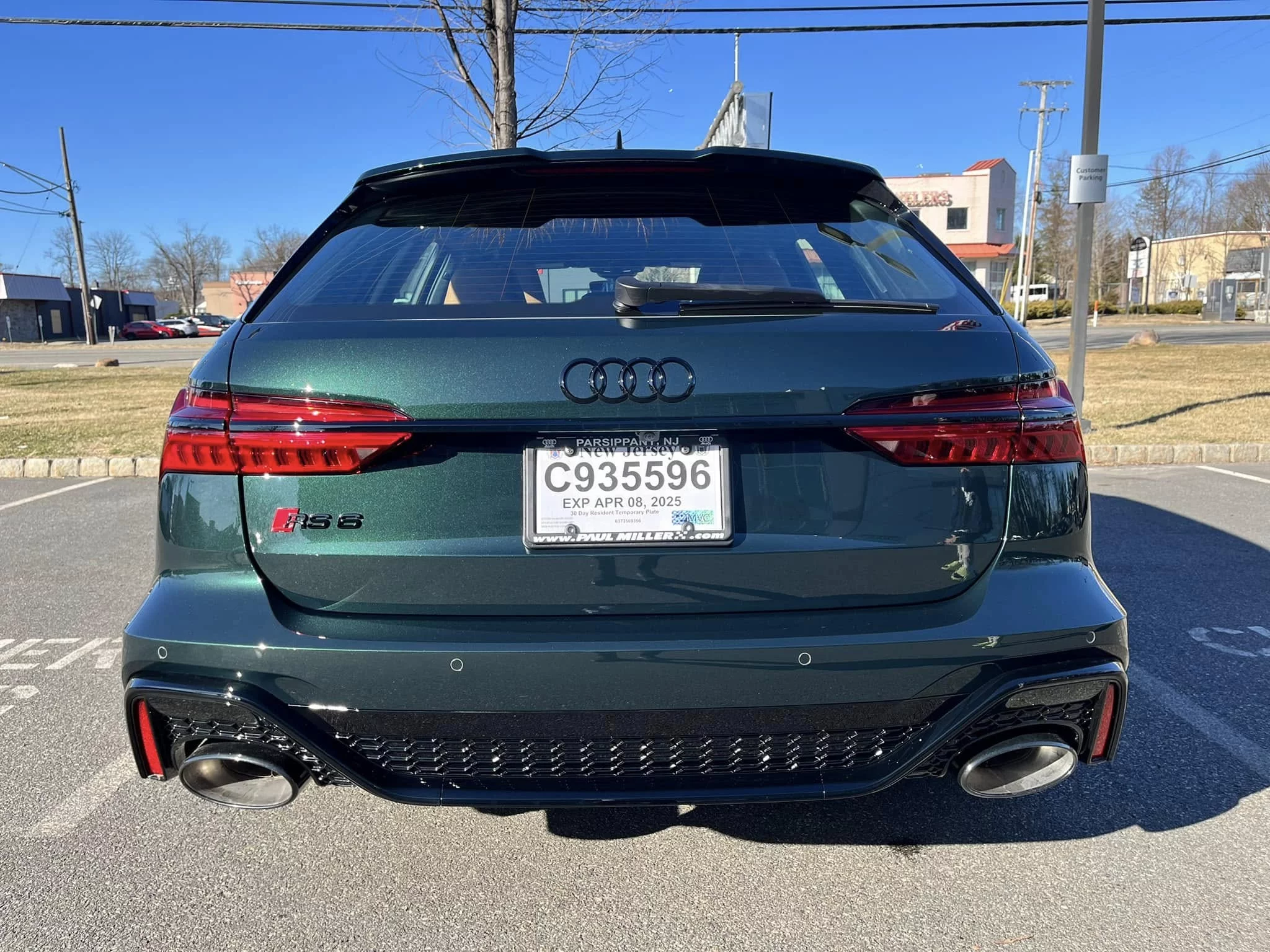 Deep Green Audi RS6 Avant